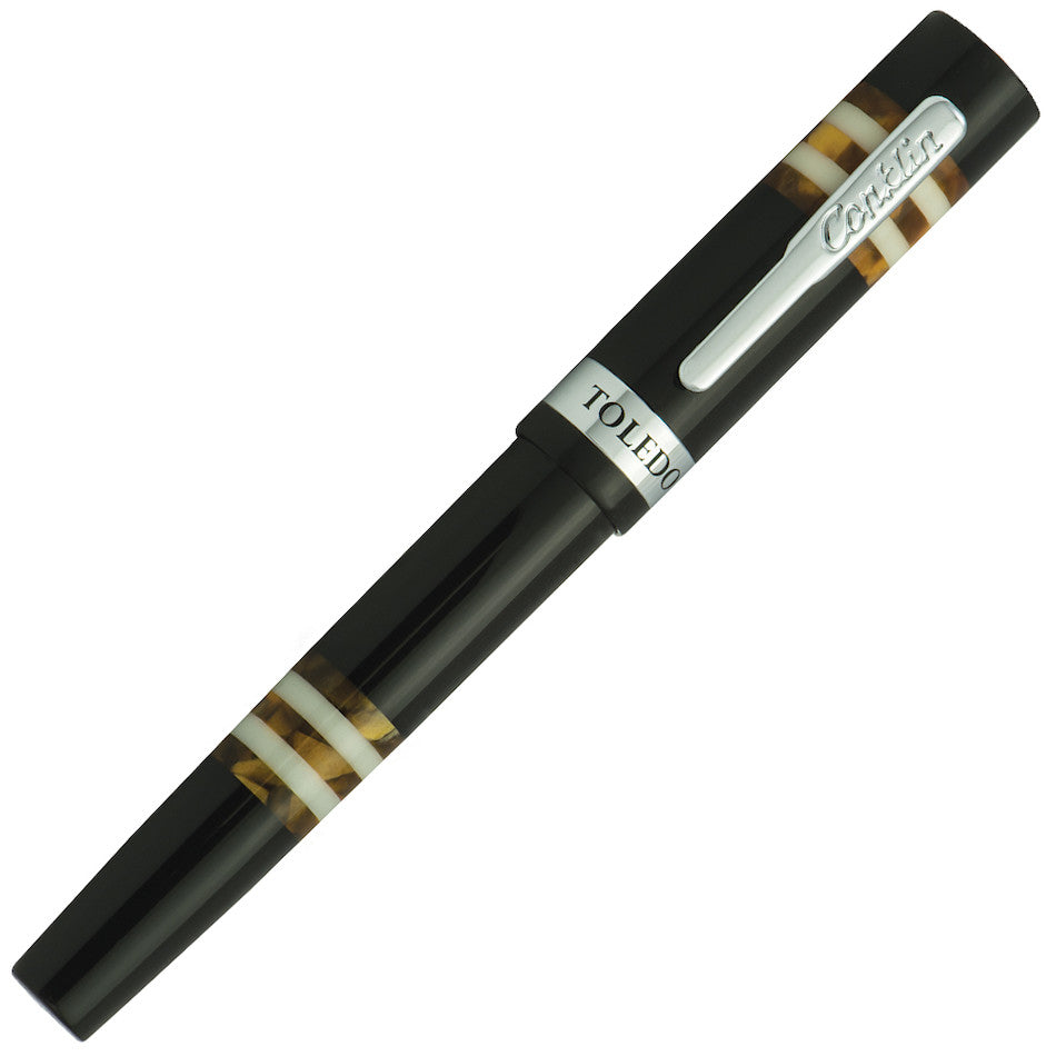 Conklin Toledo Fountain Pen - Premium Orange Ink Pen for Writing, Calligraphy & Collecting - Perfect for Office, Gifts & Special Occasions