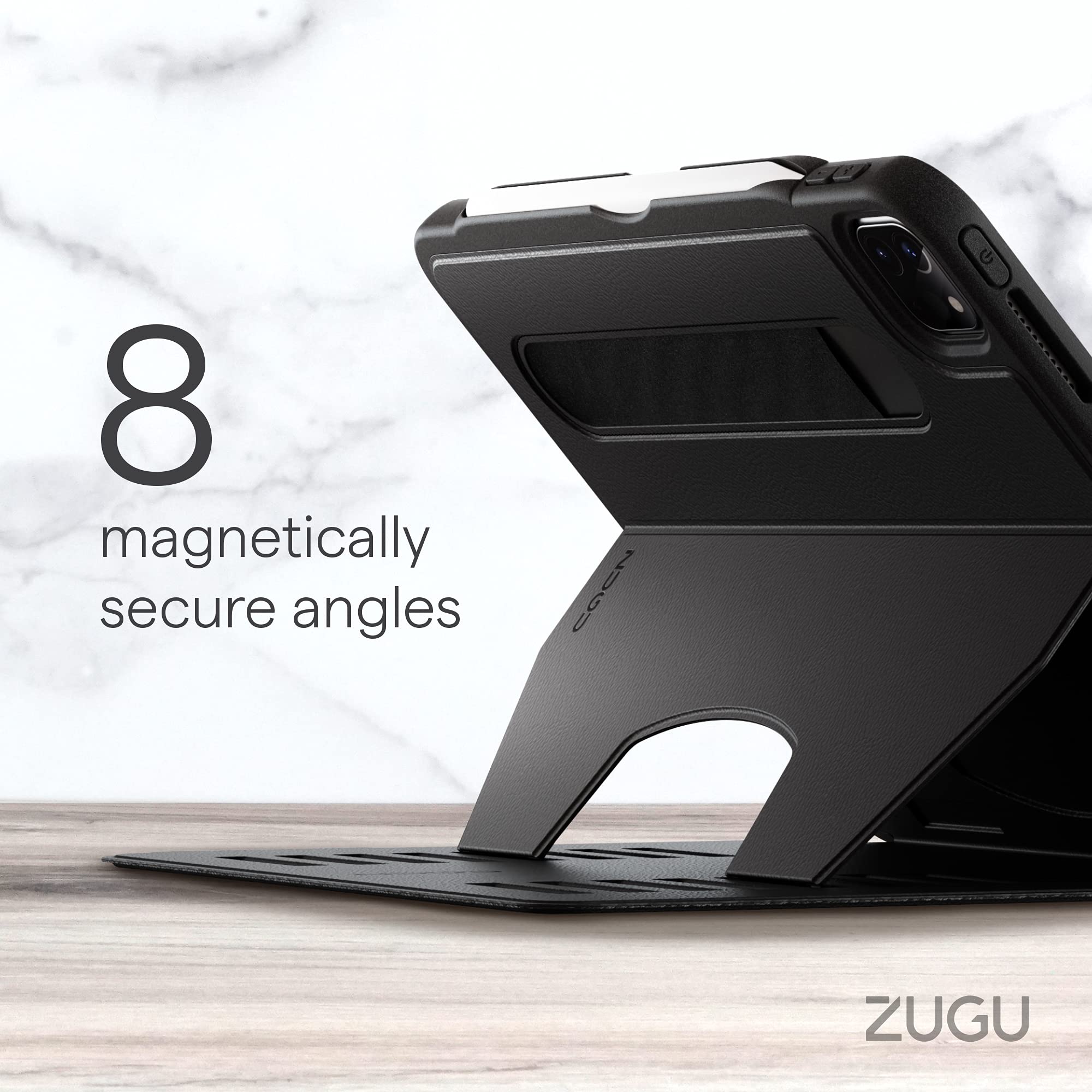 ZUGU Case for iPad Pro 11 Inch 1st/2nd/3rd/4th Gen (2018-2022) - Slim Protective Cover with Wireless Apple Pencil Charging, Magnetic Stand & Auto Sleep/Wake | Perfect for Work, Travel & Home Office Use