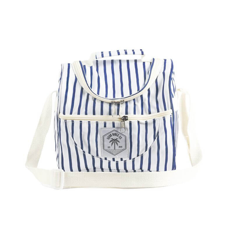 Insulated Lunch Cooler Bag for Work, School & Picnics - Stylish & Durable Hamptons Design - Perfect for Office, Beach & Outdoor Activities