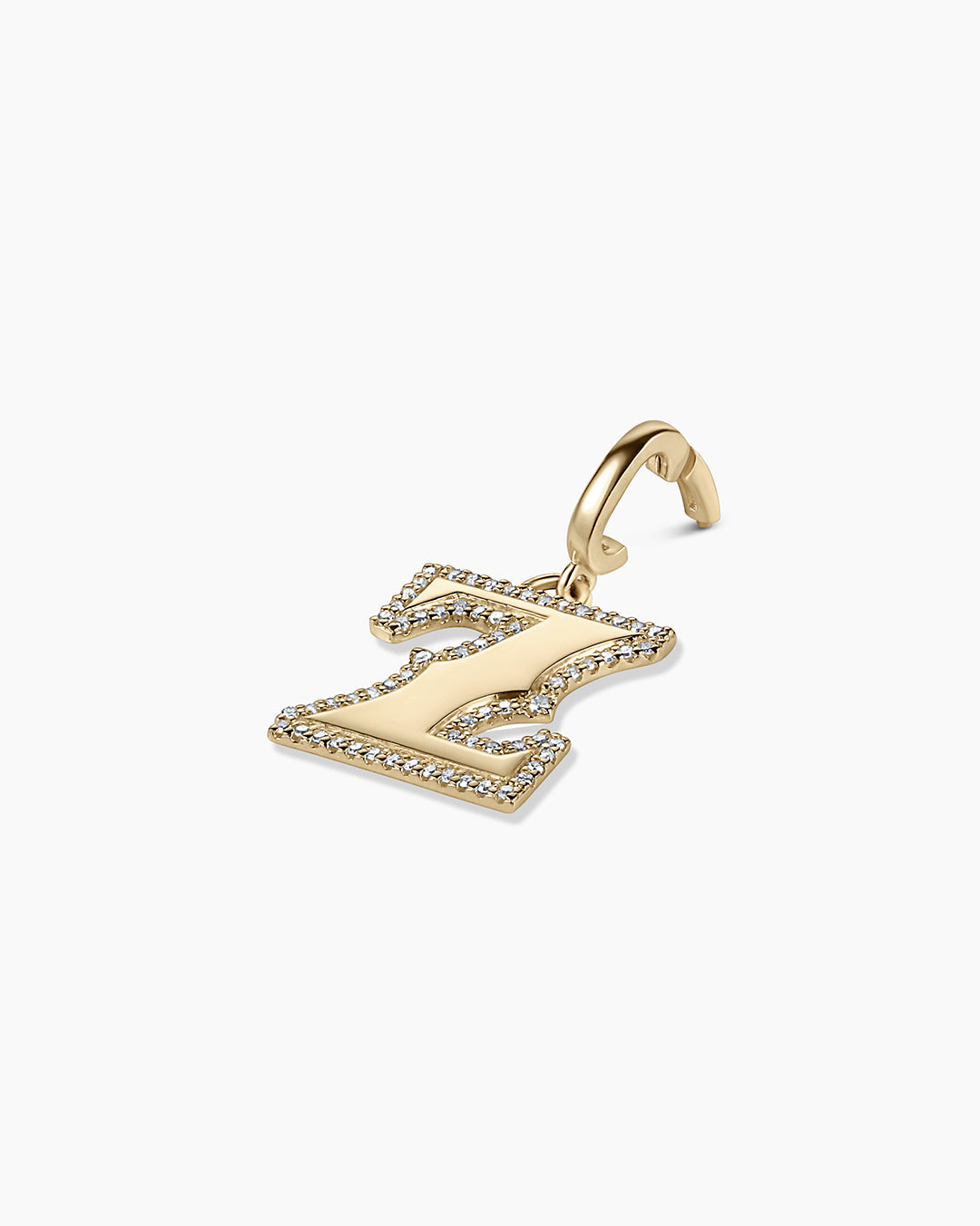 Diamond Era Alphabet Charm Pendant - A-Z Initial Letter Necklace for Women, Personalized Jewelry Gift for Her - Perfect for Birthdays, Anniversaries, and Special Occasions