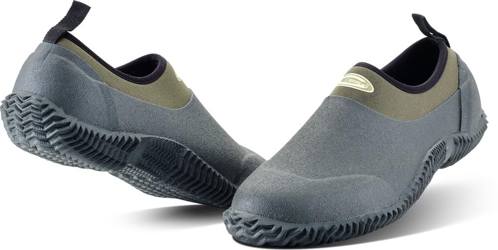 Woodline Comfortable Slip-On Shoes for Men & Women - Moss Green Casual Loafers - Perfect for Walking, Office, and Travel
