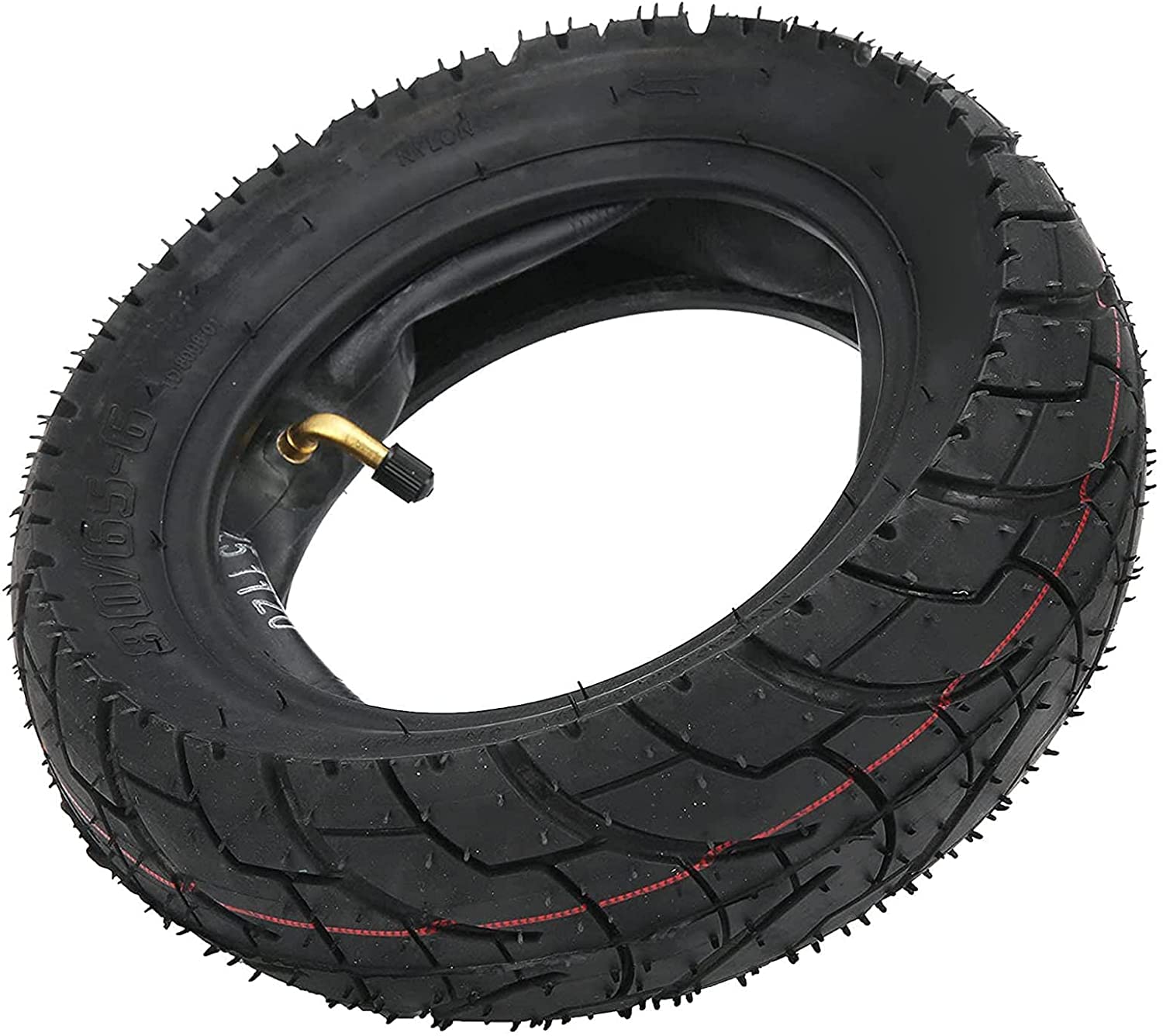 80/65-6 Anti-Slip Inflatable Electric Scooter Tires & Inner Tube - Durable Rubber Replacement Tires for E-Scooters | Perfect for Commuting, Urban Travel & Last-Mile Transportation