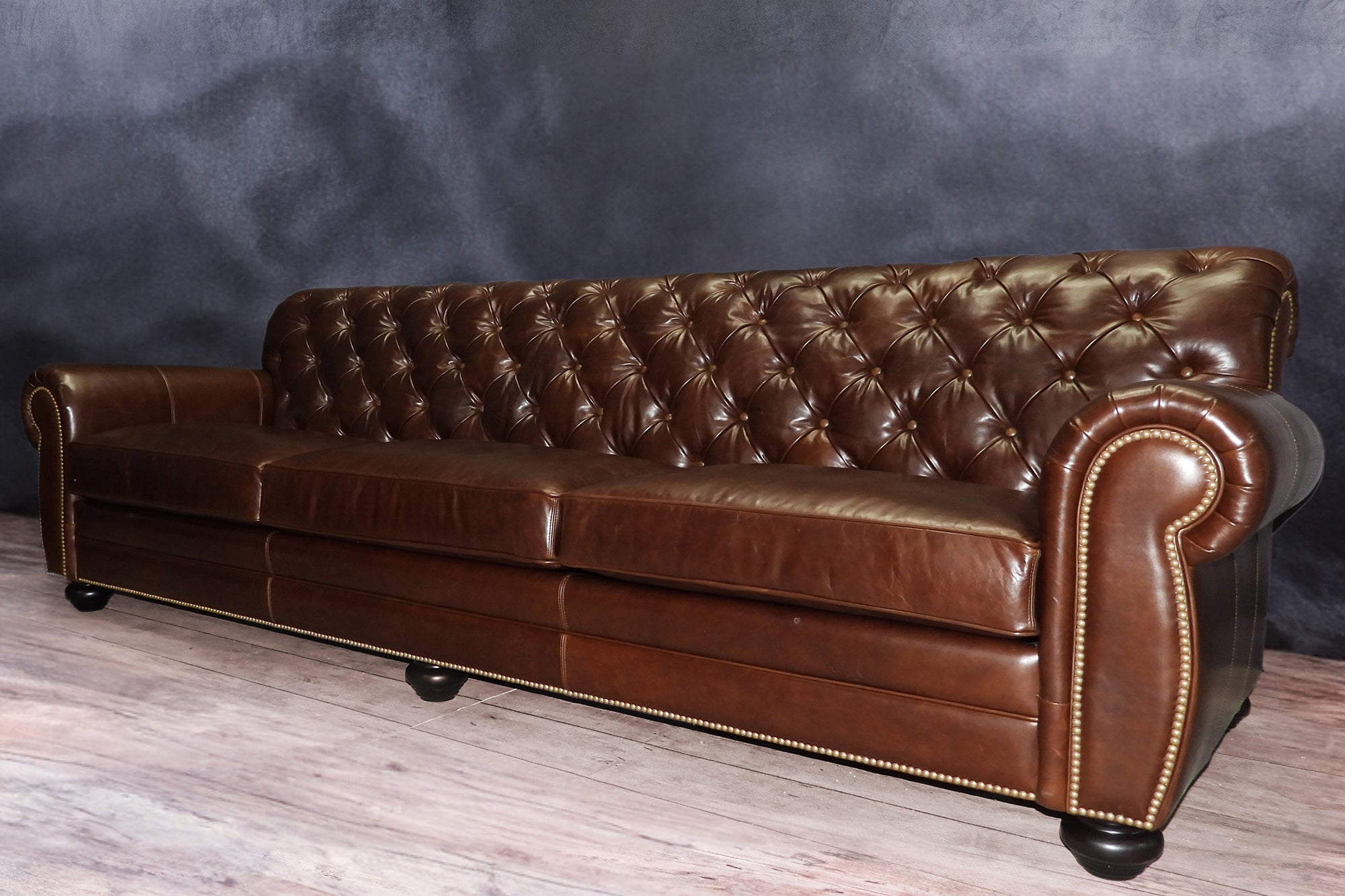 Premium Westminster Genuine Leather Sofa - Luxurious Comfort for Living Room, Lounge & Office - Modern & Durable Furniture for Home Decor