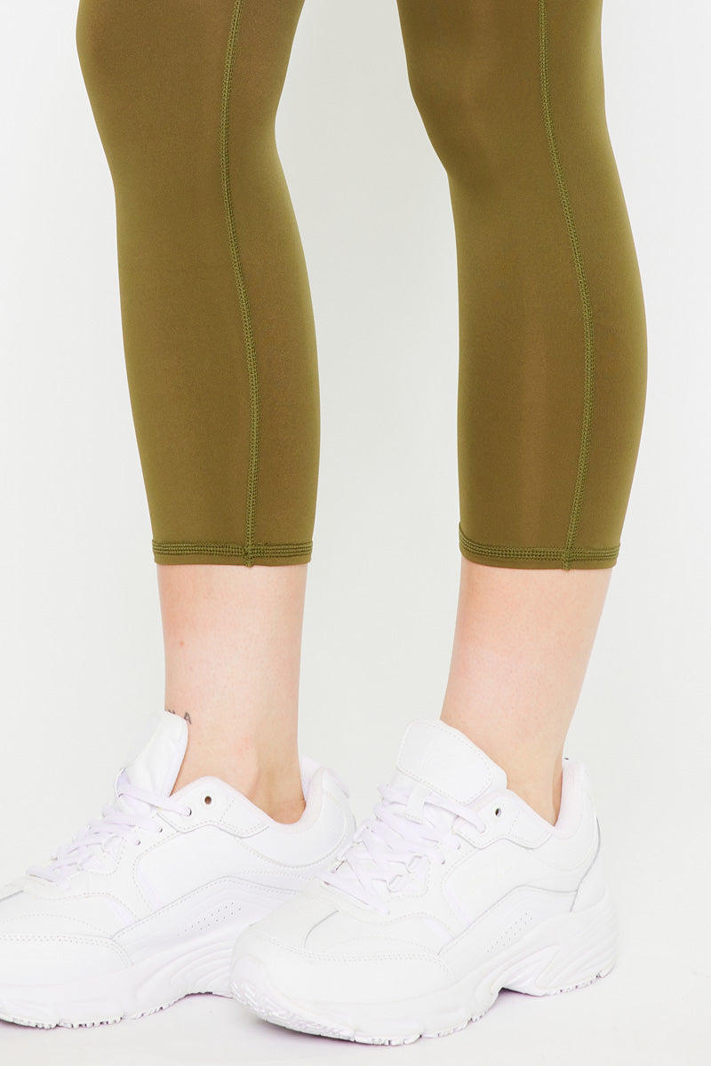Venus Mid Rise Active Leggings for Women - High Waist Yoga Pants with Pockets - Perfect for Workout, Running, Gym & Lounge Wear