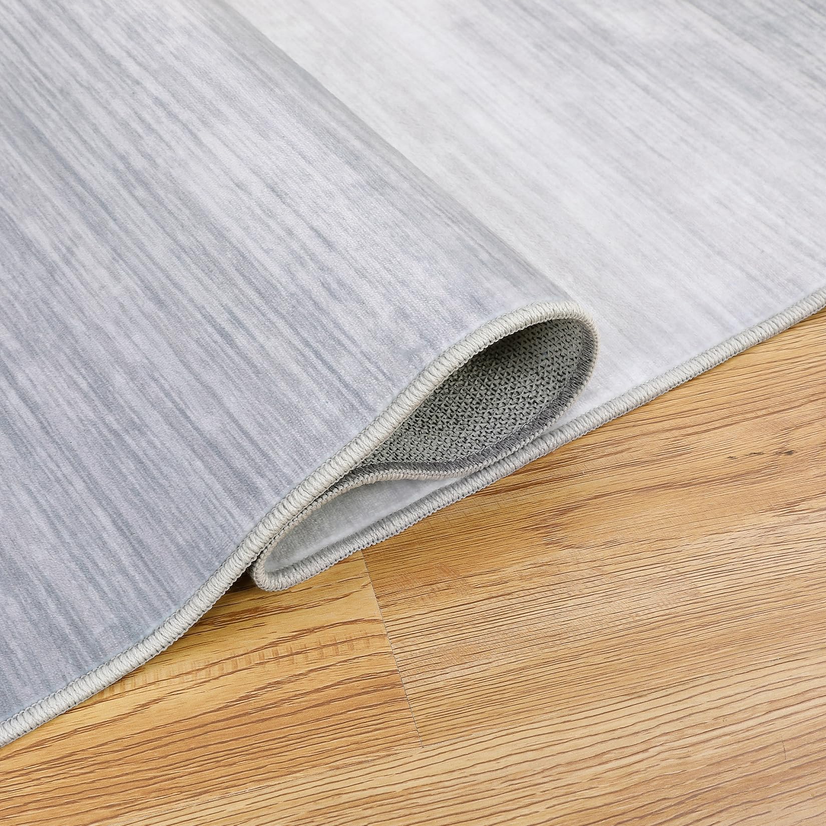GARVEE 3x5 Ombre Area Rug - Modern Low Pile Indoor Carpet for Living Room, Bedroom, Office & Dining Room - Oil Painting Style Grey Rug - Perfect for Home Decor, Apartment Styling & Cozy Spaces