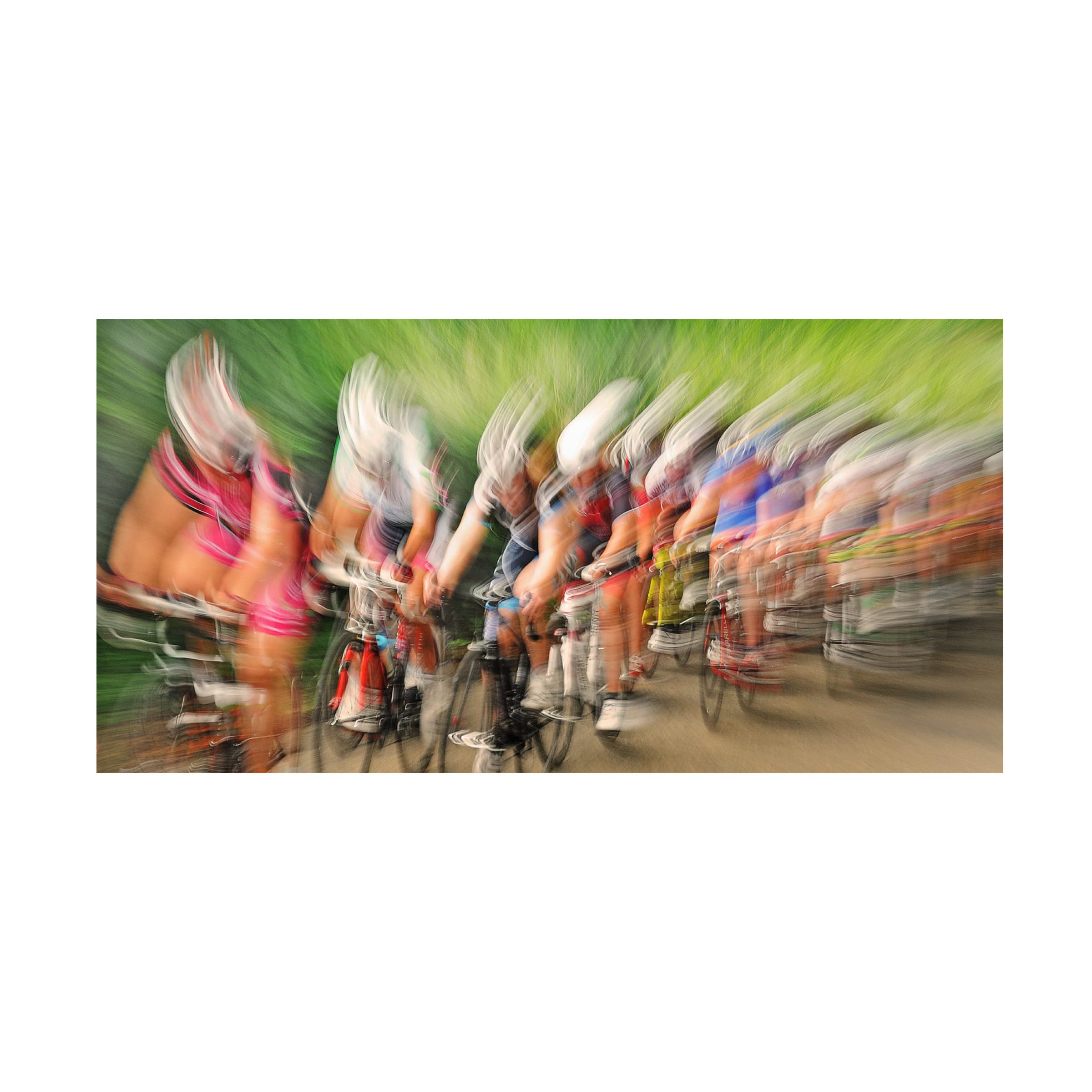 Trademark Fine Art 'Speedwaves' Canvas Wall Art by Lou Urlings - Modern Abstract Painting for Living Room, Bedroom & Office Decor