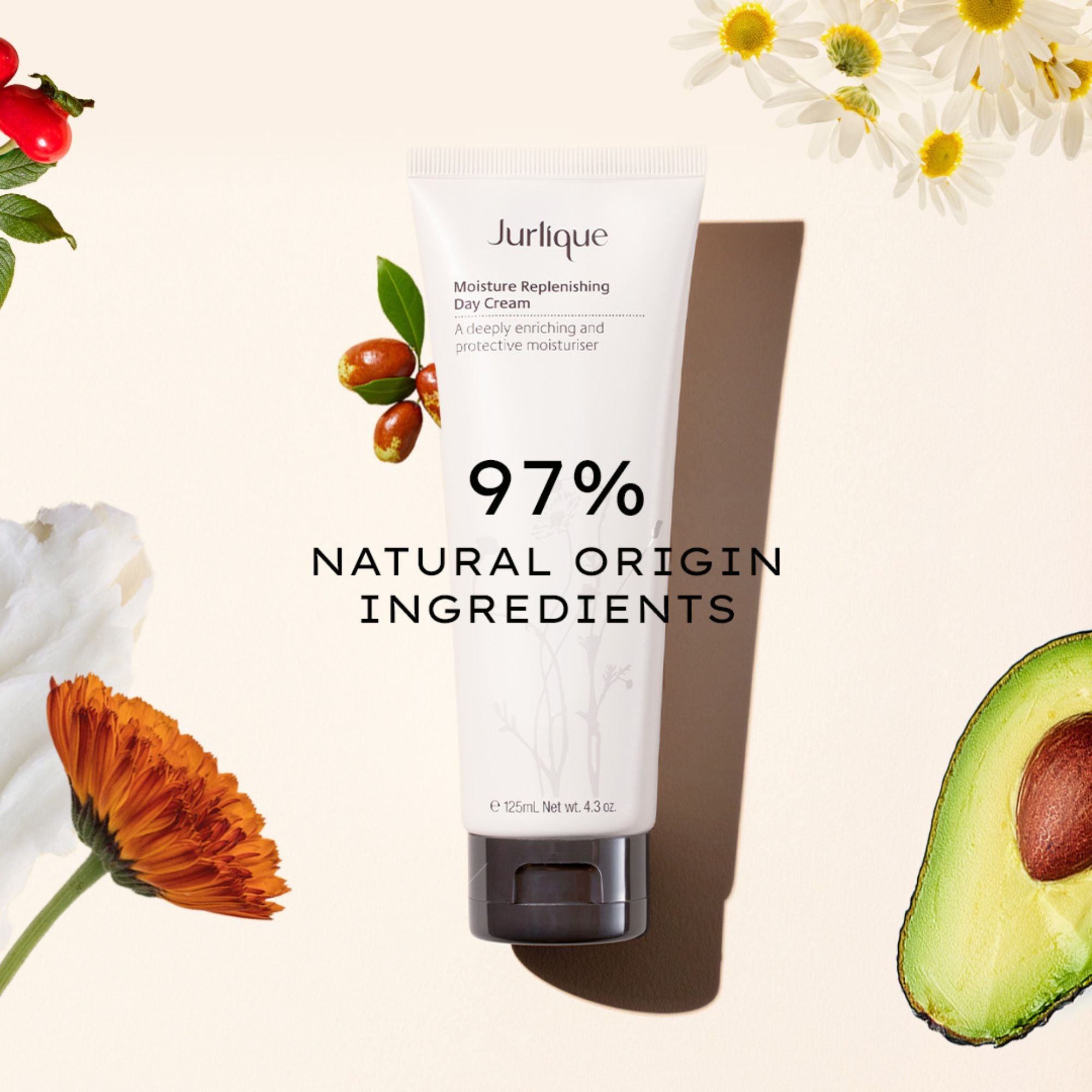 Hydrating Moisturizing Day Cream for Dry Skin - Anti-Aging & Nourishing Face Cream with Hyaluronic Acid & Vitamin E - Perfect for Daily Skincare Routine & Makeup Prep