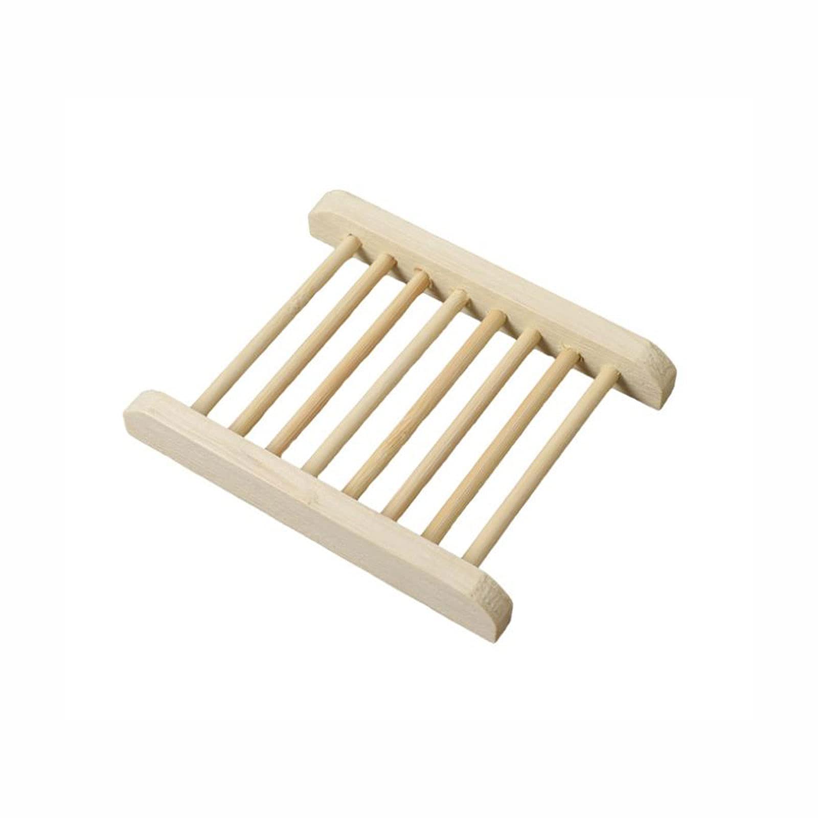 Sifanny Wooden Soap Dish Holder - Portable Soap Tray for Bathroom, Shower & Travel - Natural Wood Soap Storage Organizer with Drainage for Home, Spa, RV & Camping Use