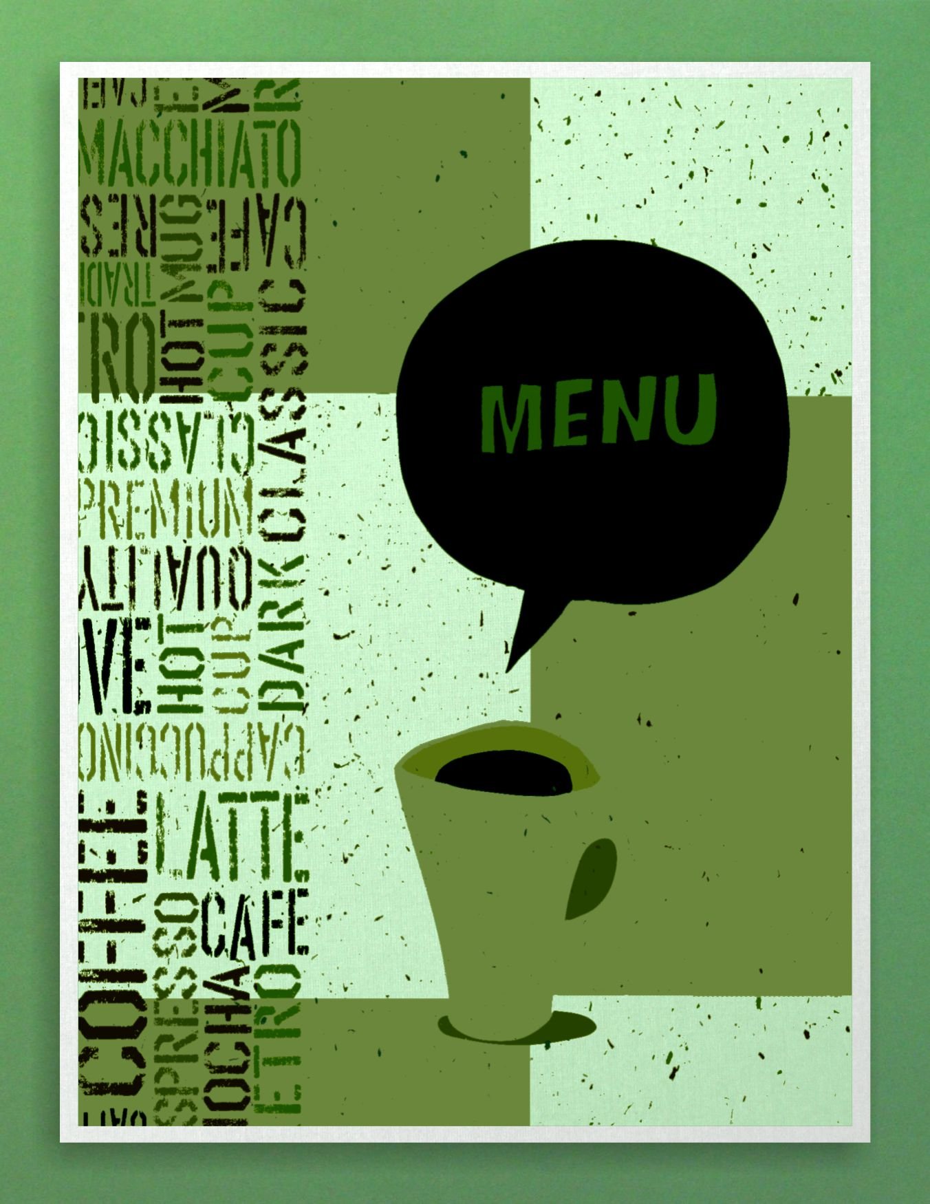 250 Sheets Bright Green 65lb Cover Cardstock Paper - 5.5