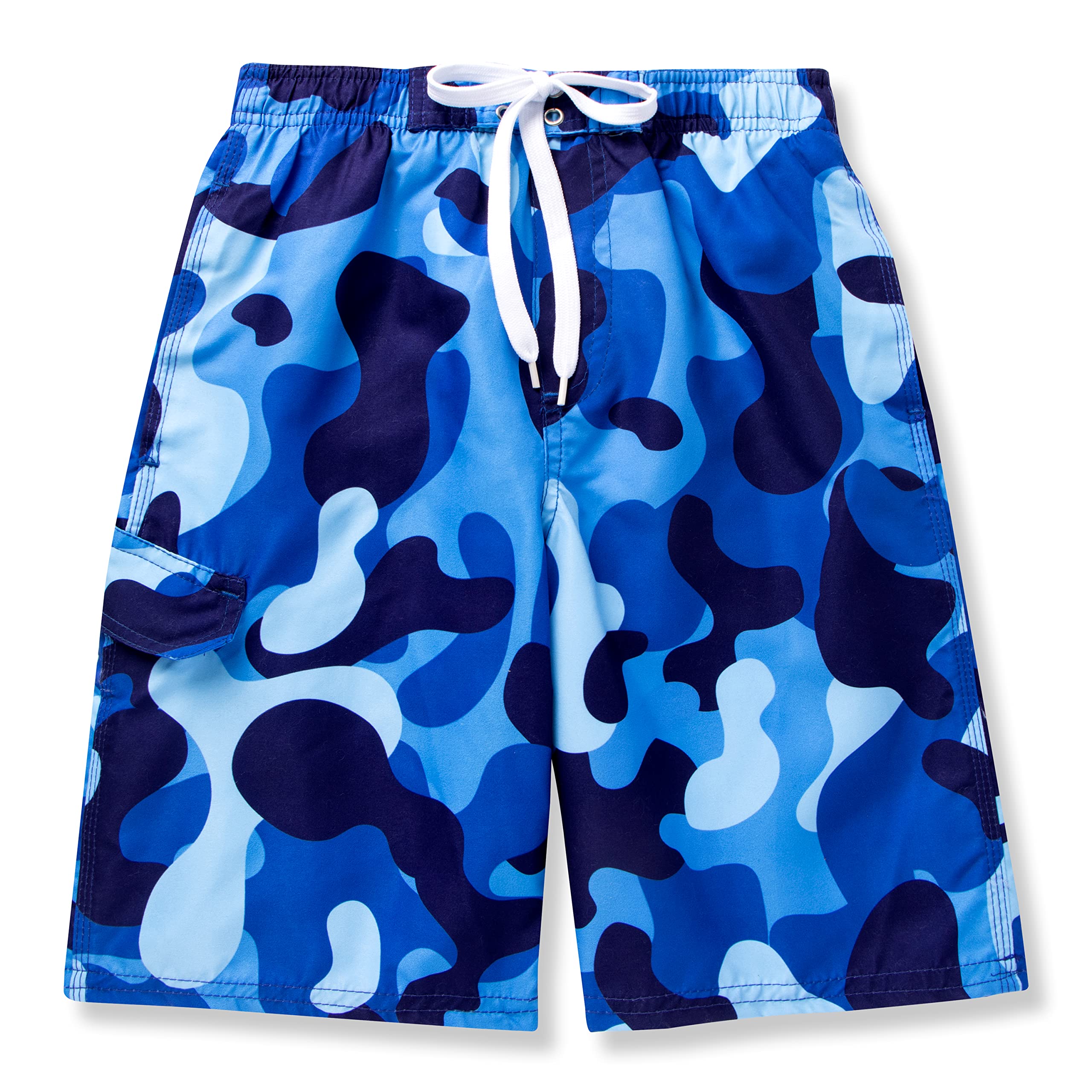 **Sloosh Boys Swim Trunks - Quick Dry UPF 50+ Kids Swim Shorts with Drawstring, Toddler Beach Shorts & Boys Boardshorts | Perfect for Swimming, Beach Trips & Pool Play**