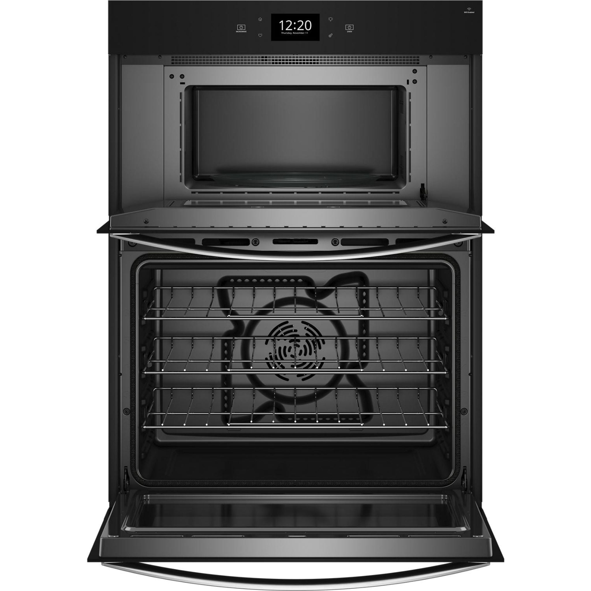 Whirlpool WOEC7030PV 30-Inch True Convection Wall Oven - Black Stainless Steel | Built-In Electric Oven with Even Baking & Roasting | Perfect for Home Kitchens & Professional Cooking