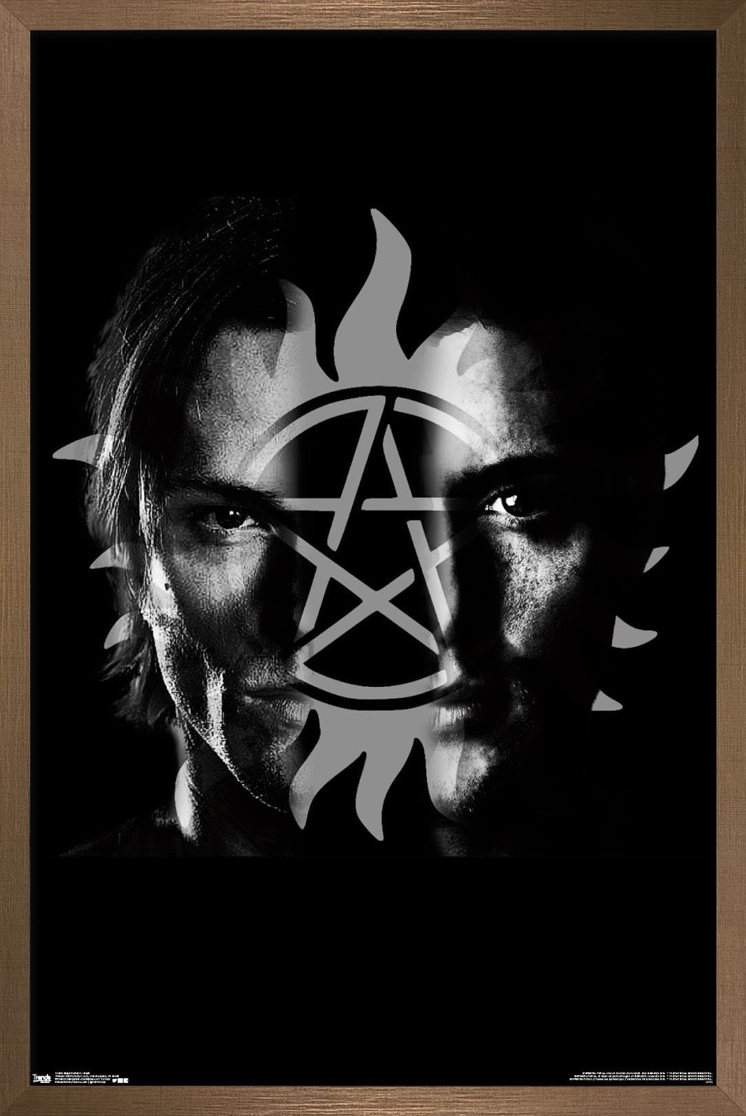 Trends International Supernatural Wall Poster - 14.725 x 22.375 Inches Bronze Framed Art Print - Perfect for Bedroom, Living Room & Office Decor