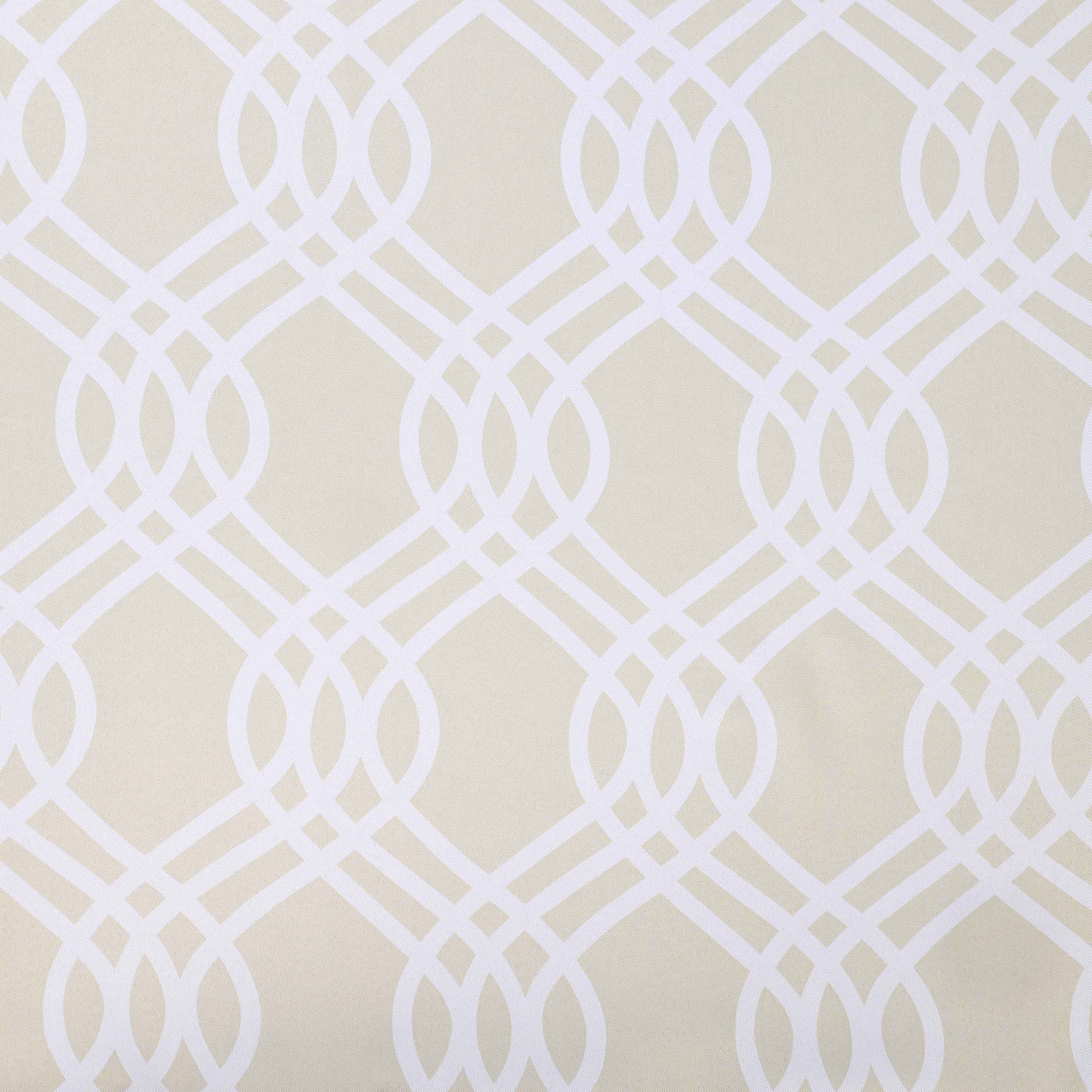 Washable Blackout Curtains with Ribbon Trellis Design - Room Darkening Window Treatment for Bedroom & Living Room - Thermal Insulated Drapes for Better Sleep and Energy Efficiency