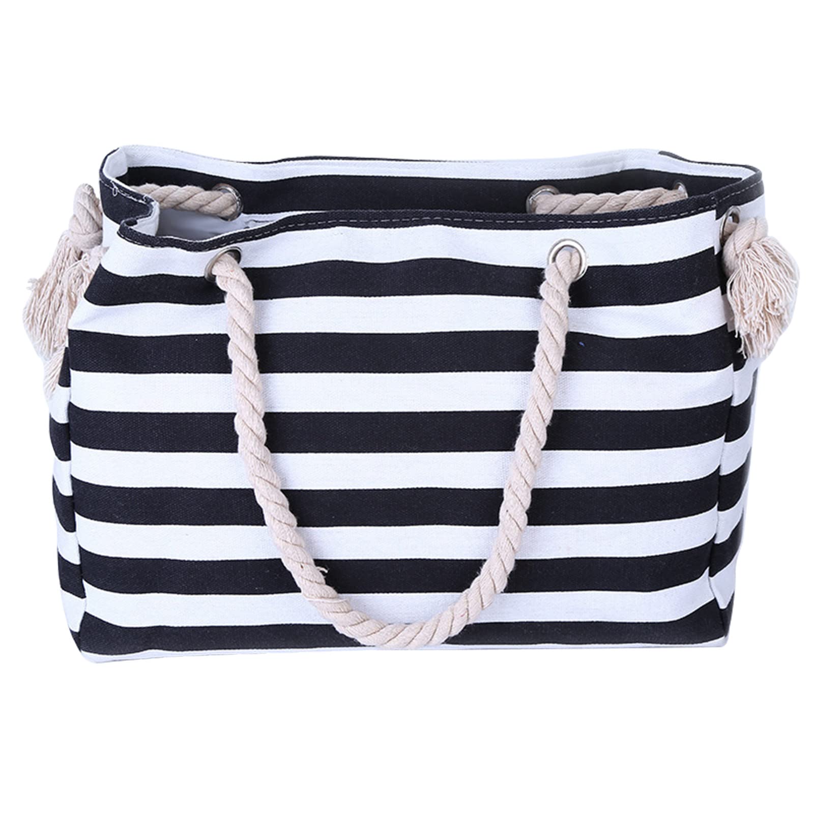 Large Sandproof Beach Bag with Zipper - Oversized Waterproof Tote for Women, Perfect for Travel, Pool, Vacation & Summer Outings