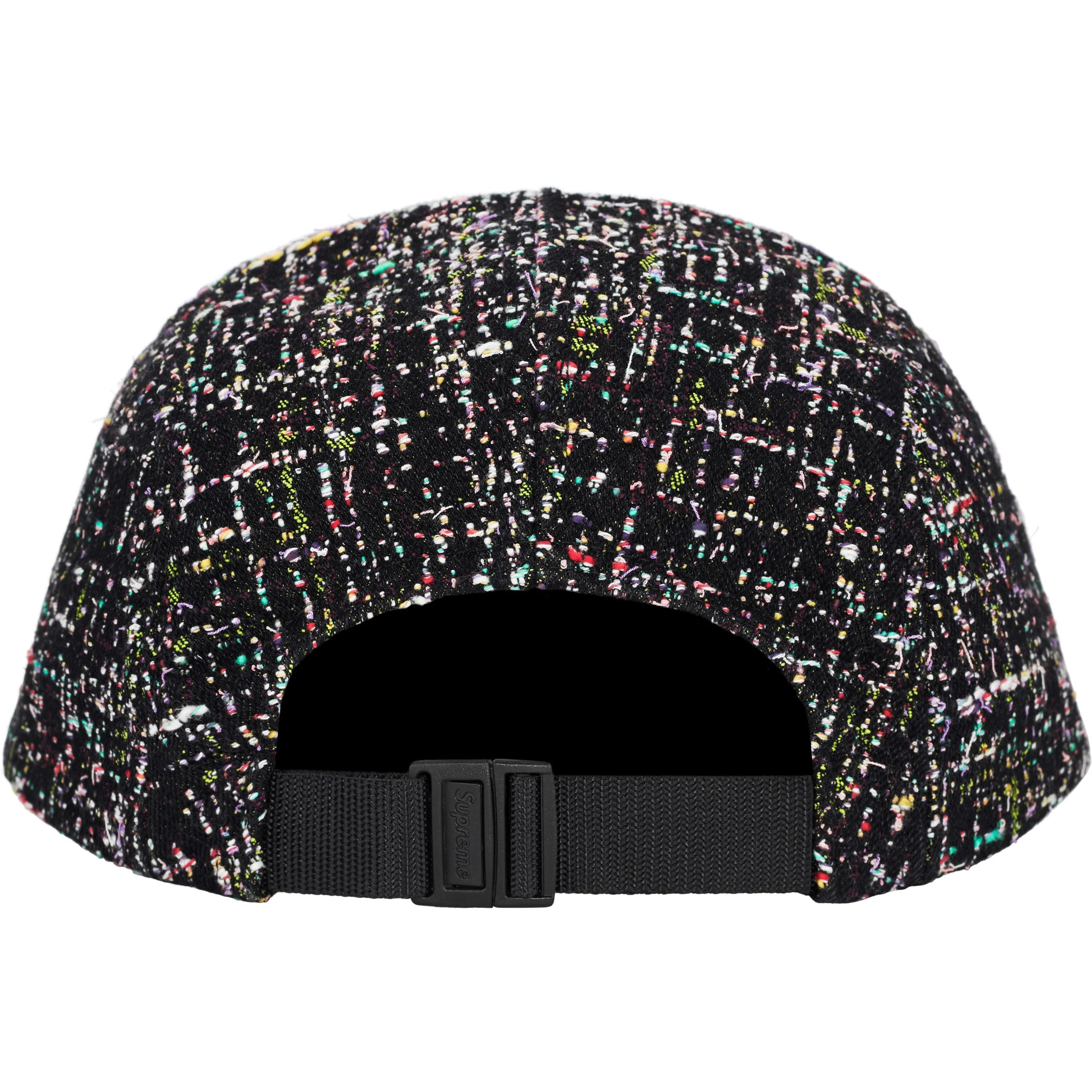SUPREME 24FW Denim Boucle Camp Cap - Stylish Unisex Baseball Hat for Streetwear & Outdoor Activities