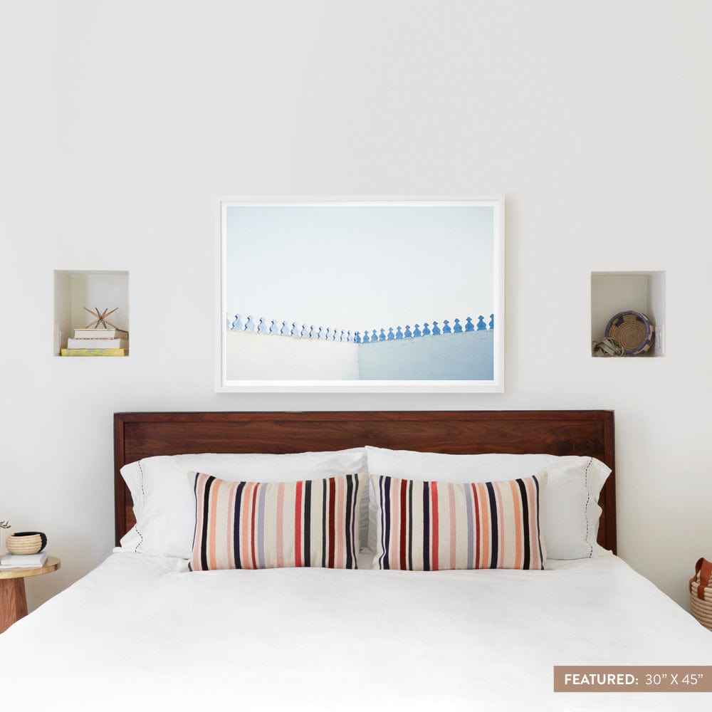 Blue City 2 Fine Art Prints - Wall Decor for Living Room, Bedroom & Office - Modern Landscape Painting for Home & Office Decor