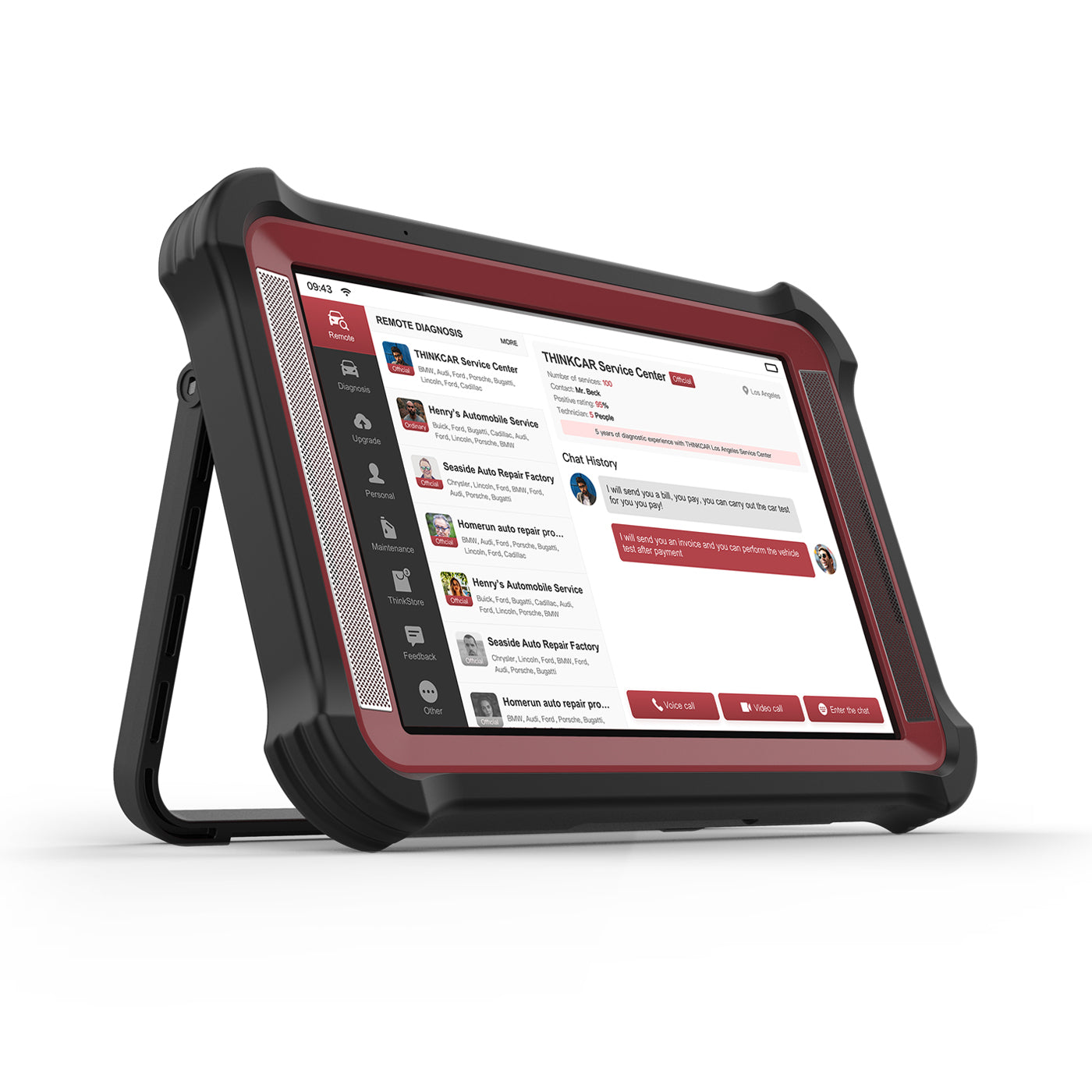 THINKTOOL X10 10-Inch Professional OBD2 Scanner & Car Code Reader - Automotive Diagnostic Tablet Tool with Remote Access Support | Compatible with Most Vehicles for Engine, ABS, Transmission & More | Perfect for Mechanics, DIY Enthusiasts & Auto Shops