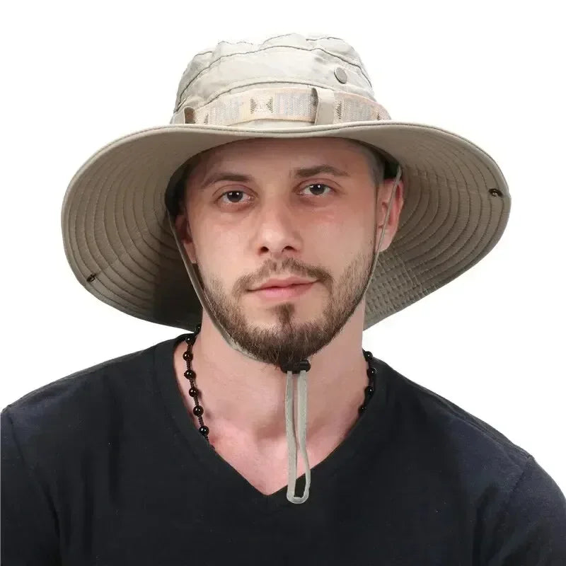 Best Tactical Sun Hat for Hiking & Camping - UPF 50+ UV Protection, Breathable & Adjustable Outdoor Hat for Men & Women - Perfect for Hiking, Fishing, Travel & Outdoor Adventures