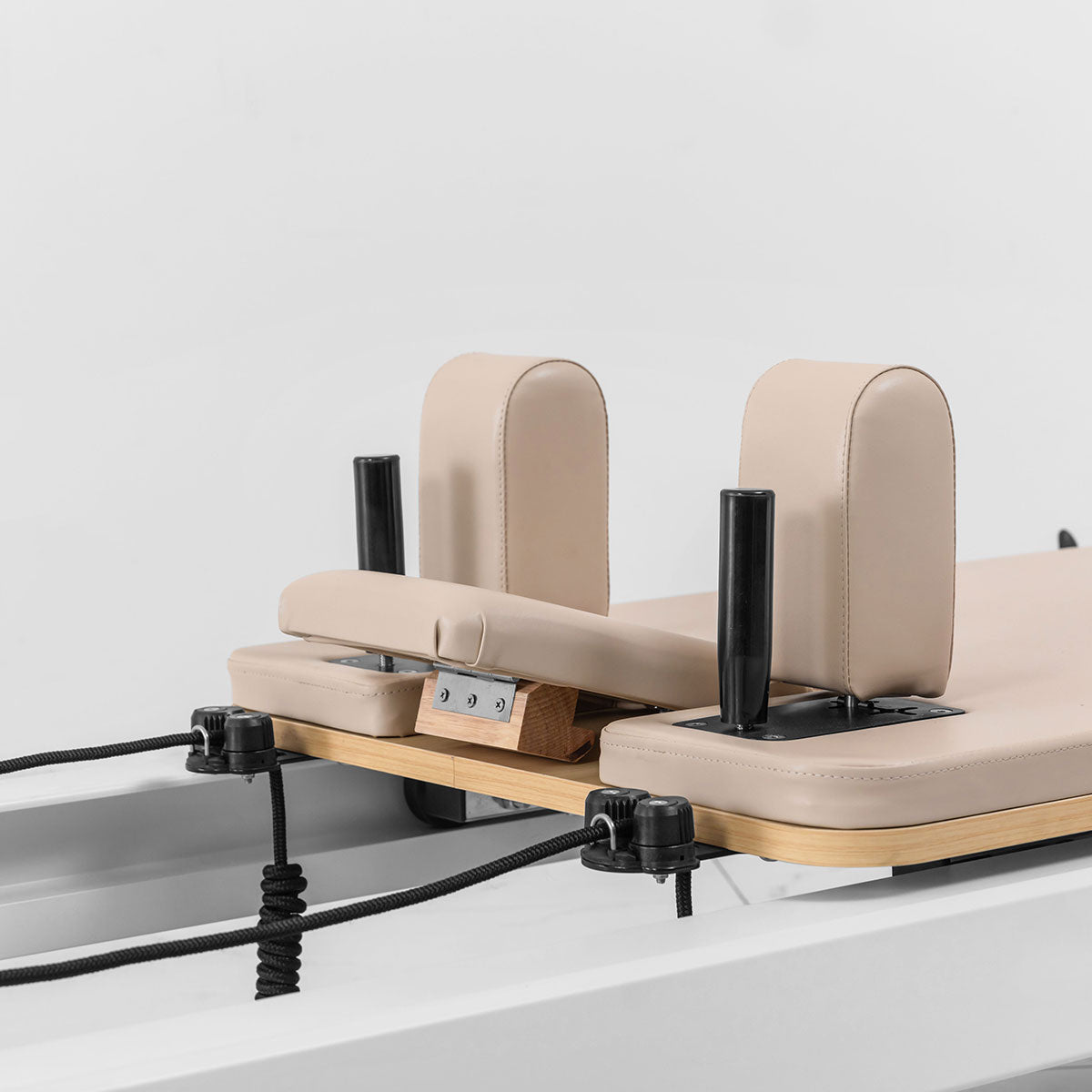 Contour Studio Professional Pilates Reformer Machine for Home & Studio Use - Commercial Grade Equipment for Full Body Workout - Beige (Ideal for Pilates Studios, Home Gyms & Fitness Trainers)