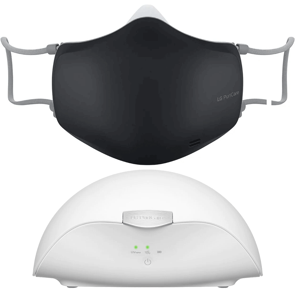AP551 PURICARE™ Wearable Air Purifier Mask (2nd Generation) with Optional Carrying Case - Portable Personal Protection for Travel, Commuting & Outdoor Activities