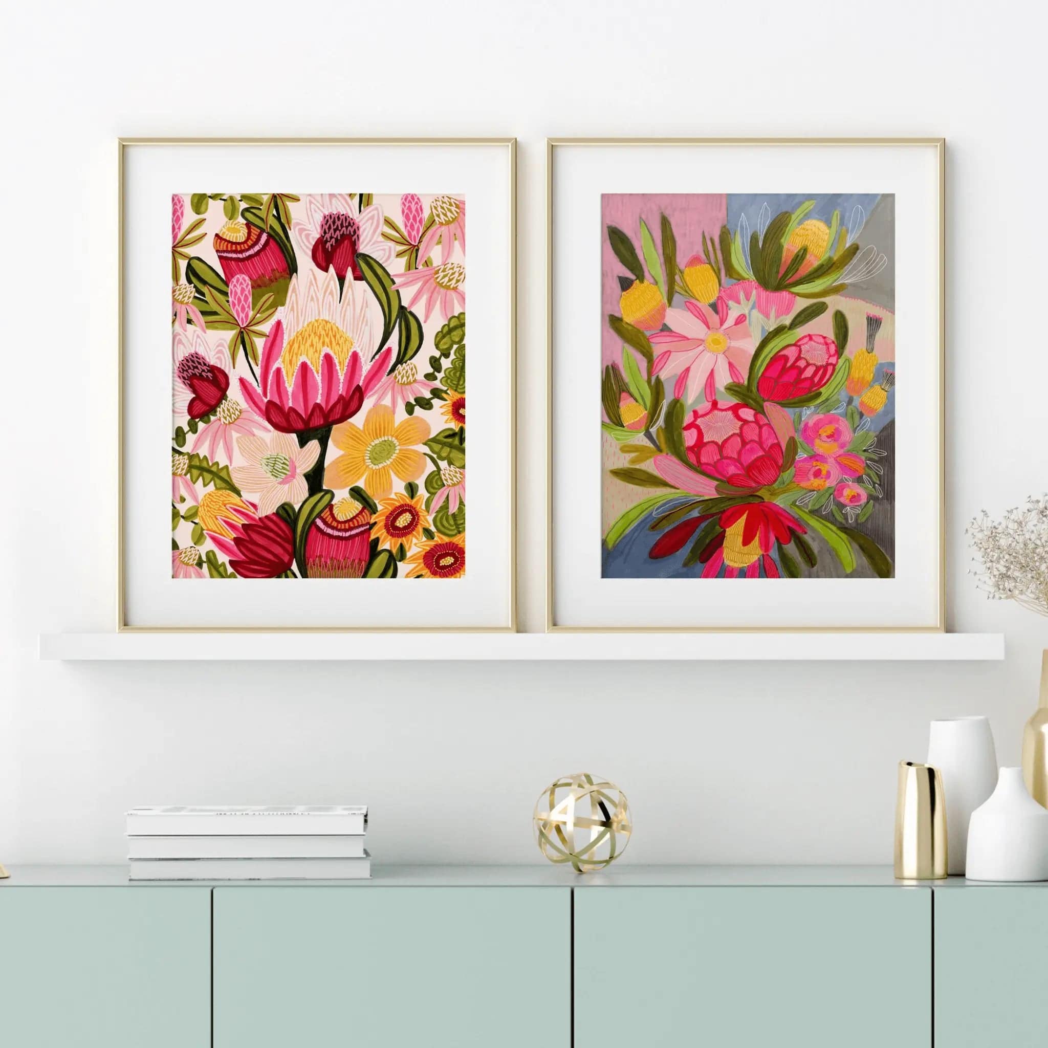 Australian Flowers Botanical Wall Art Prints - Stunning Floral Decor for Home, Office & Gift Giving