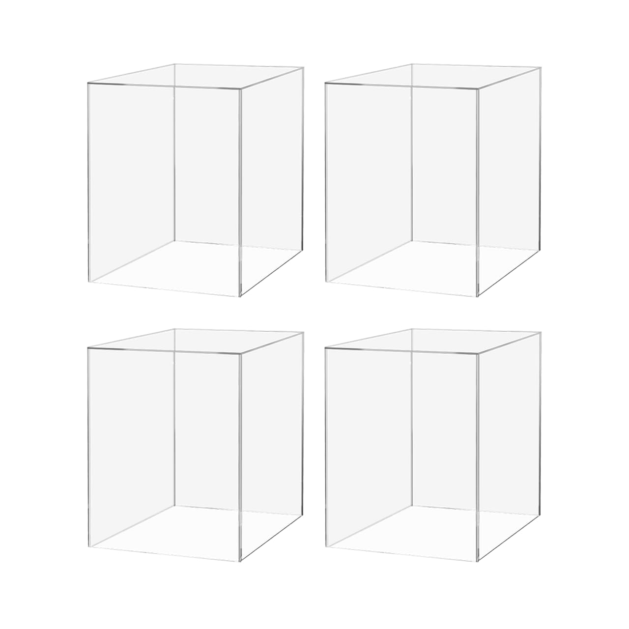 4-Pack Clear Acrylic Display Risers 12