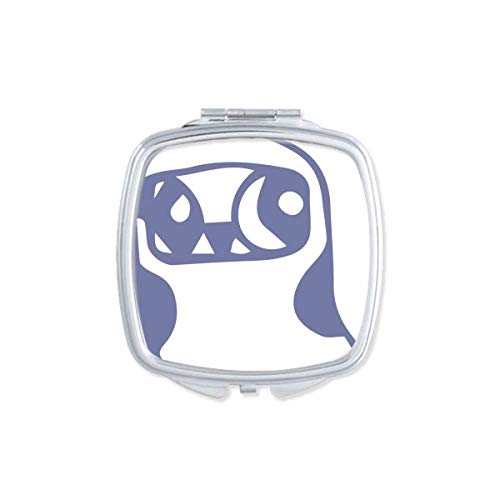 Cute Heart-Shaped Bird Mirror - Portable Compact Double-Sided Glass Makeup Mirror for Travel, Pet Protection & Animal Lovers | Perfect for Purse, Vanity & On-the-Go Touch Ups