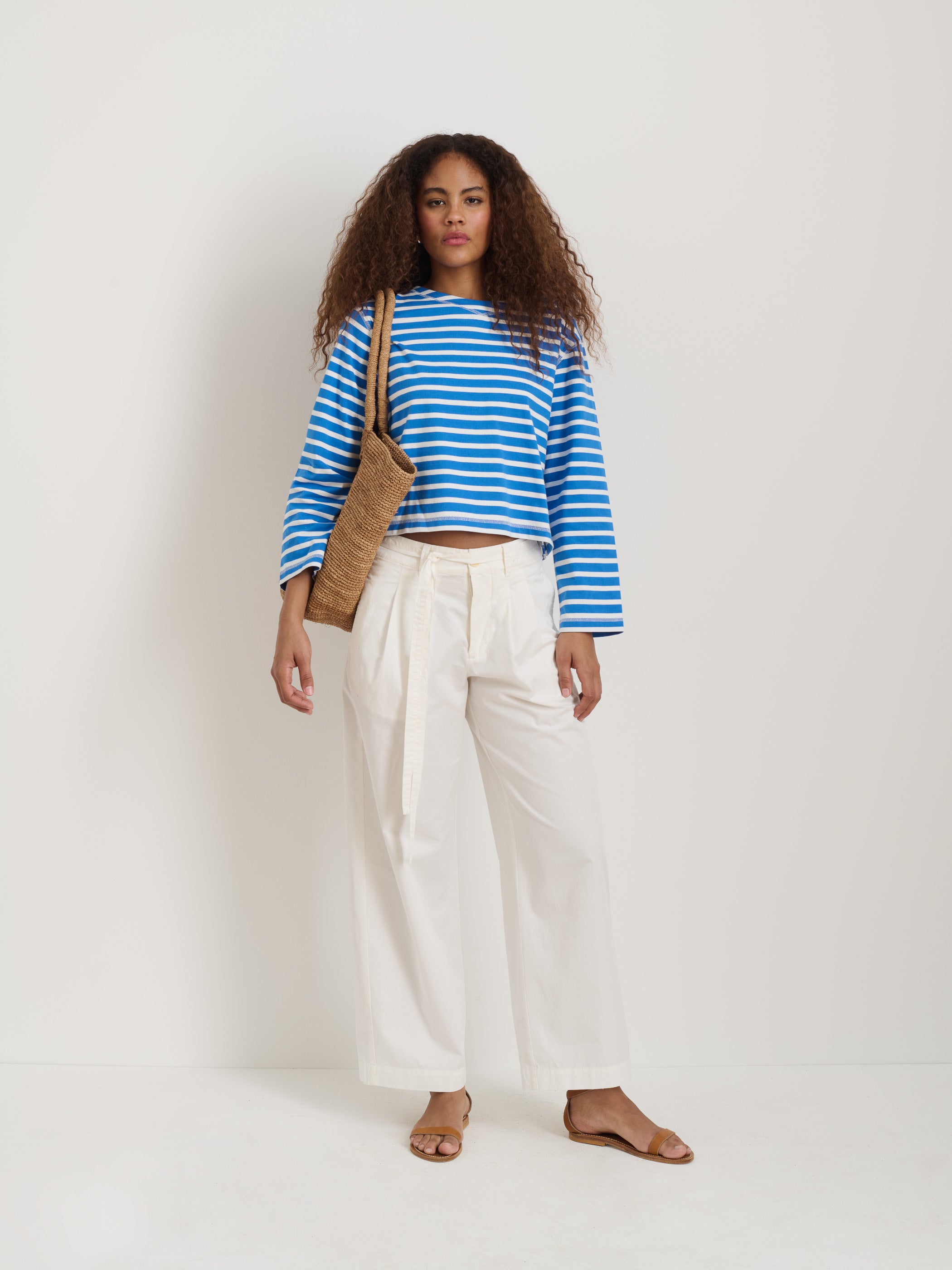 Ina Pleated Pants for Women - Lightweight Summer Twill Fabric - Comfortable & Stylish for Work, Travel & Casual Wear