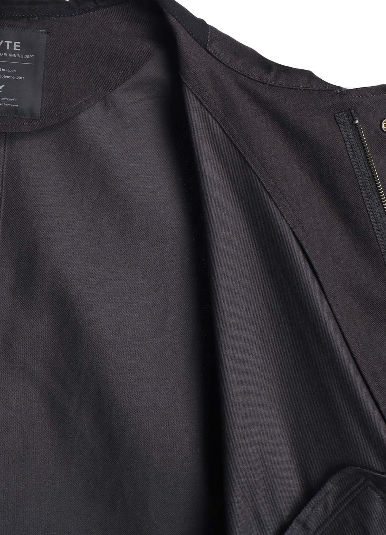 Men's Cotton Drill Zipper Mods Coat - Lightweight Casual Jacket for Outdoor Activities & Streetwear Fashion