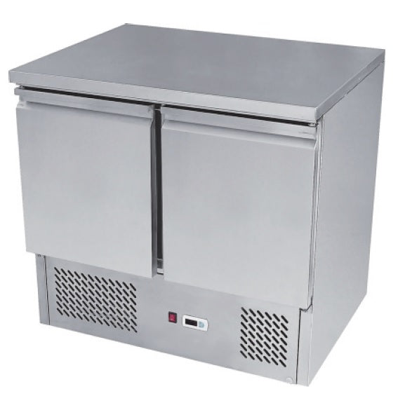 Atosa ESL3801 Commercial Two Door Refrigerated Salad Bar - Perfect for Restaurants, Cafes, and Buffets