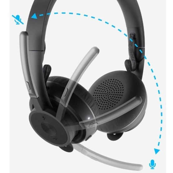 Logitech Zone Wireless Bluetooth Headset with Noise Cancelling Mic - Premium Office & Gaming Headphones for Remote Work, Video Calls & Online Meetings