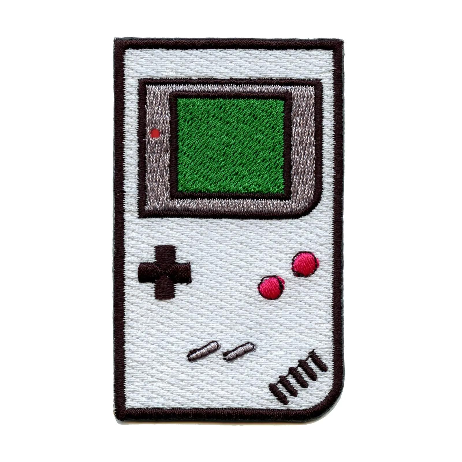 Retro Video Game Console Patch - Portable Embroidered Iron-On Patches for DIY Clothing, Bags & Hats - Perfect for Gamers, Cosplay & Custom Fashion Accessories