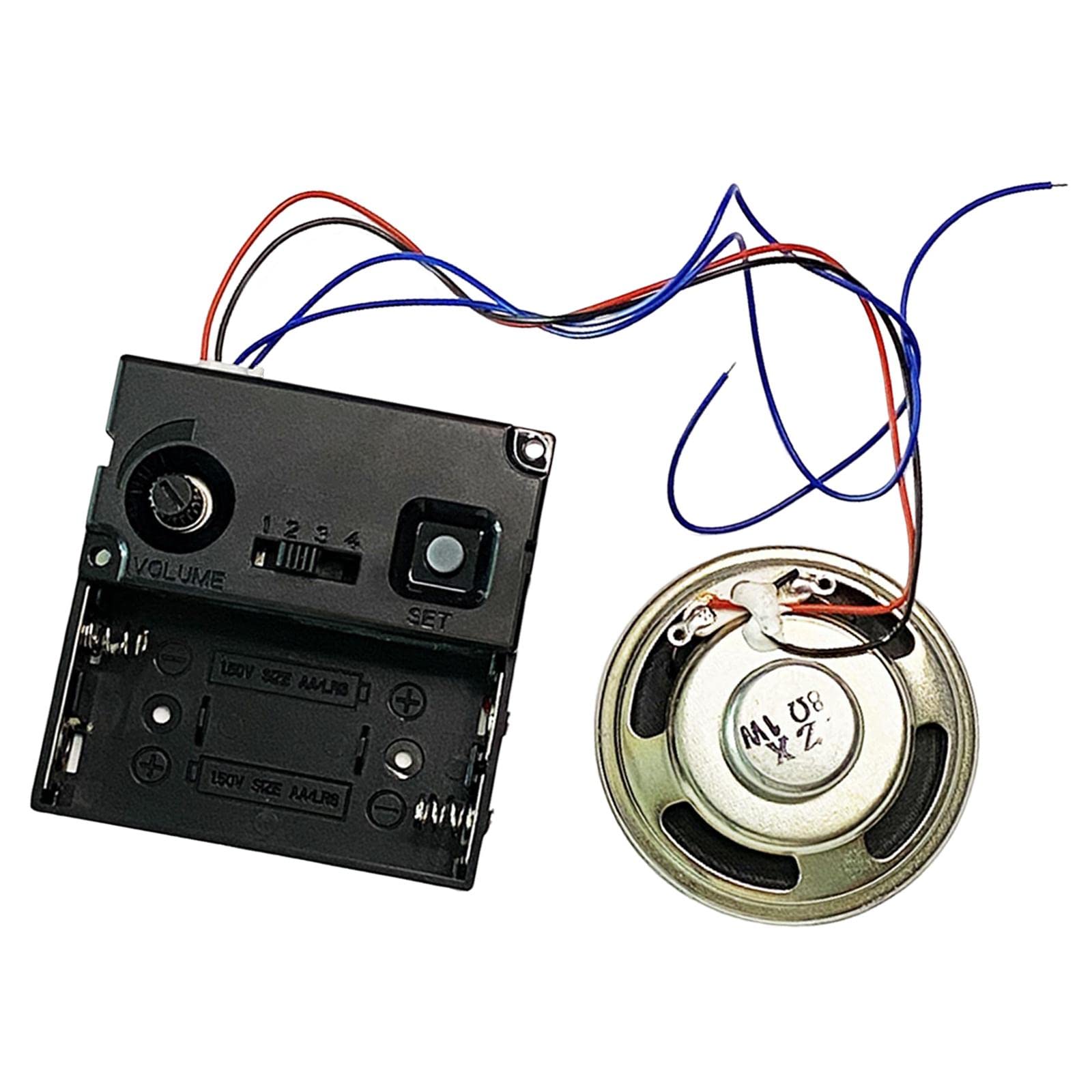 Simhoa DIY Music Chime Box with Horn - Clock Movement Repair Tool Kit for Grandfather & Wall Clocks - Perfect for Home, Office, and Clock Restoration Projects
