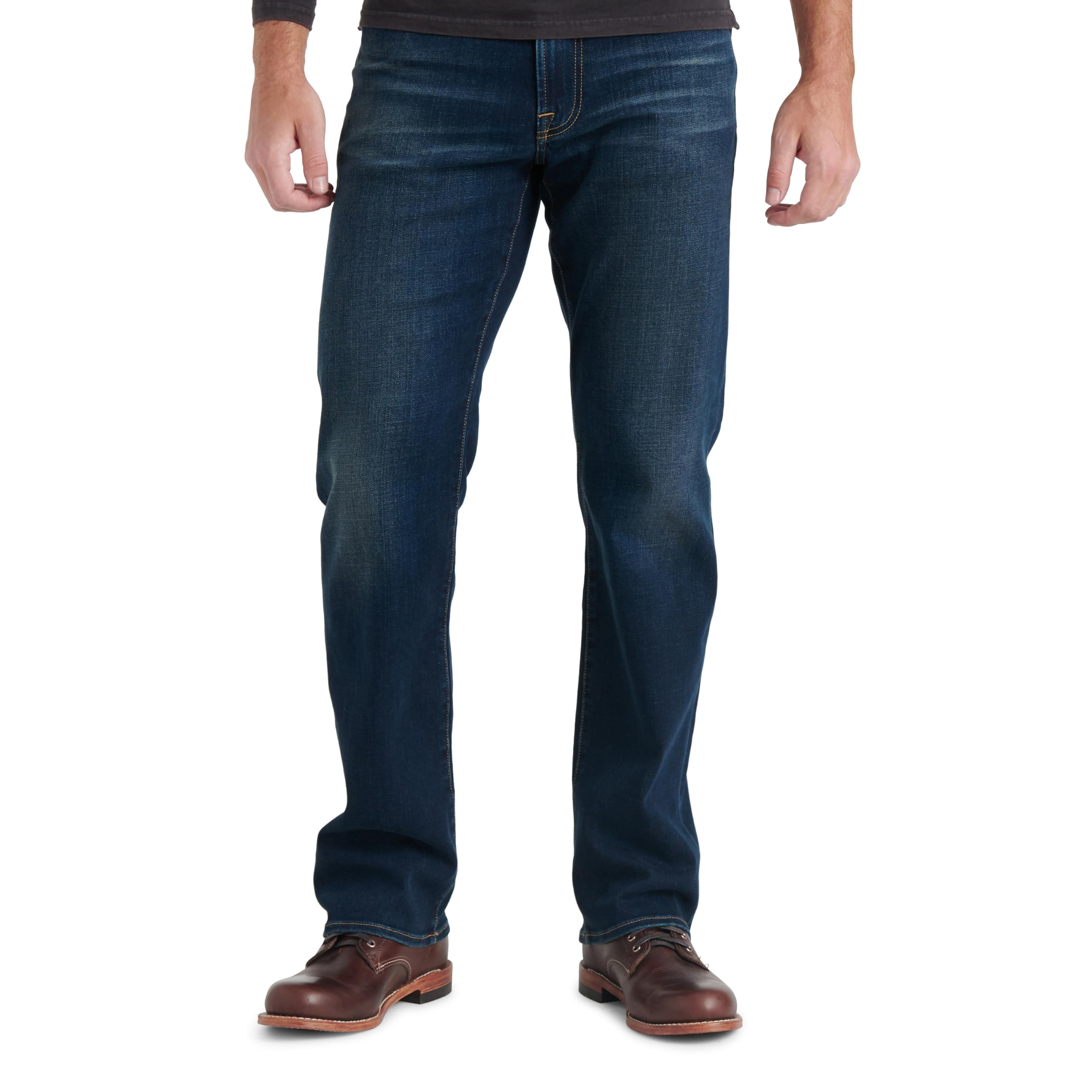 Lucky Brand Men's 181 Relaxed Straight Fit Jeans | Comfortable Denim Pants for Casual Wear & Everyday Use