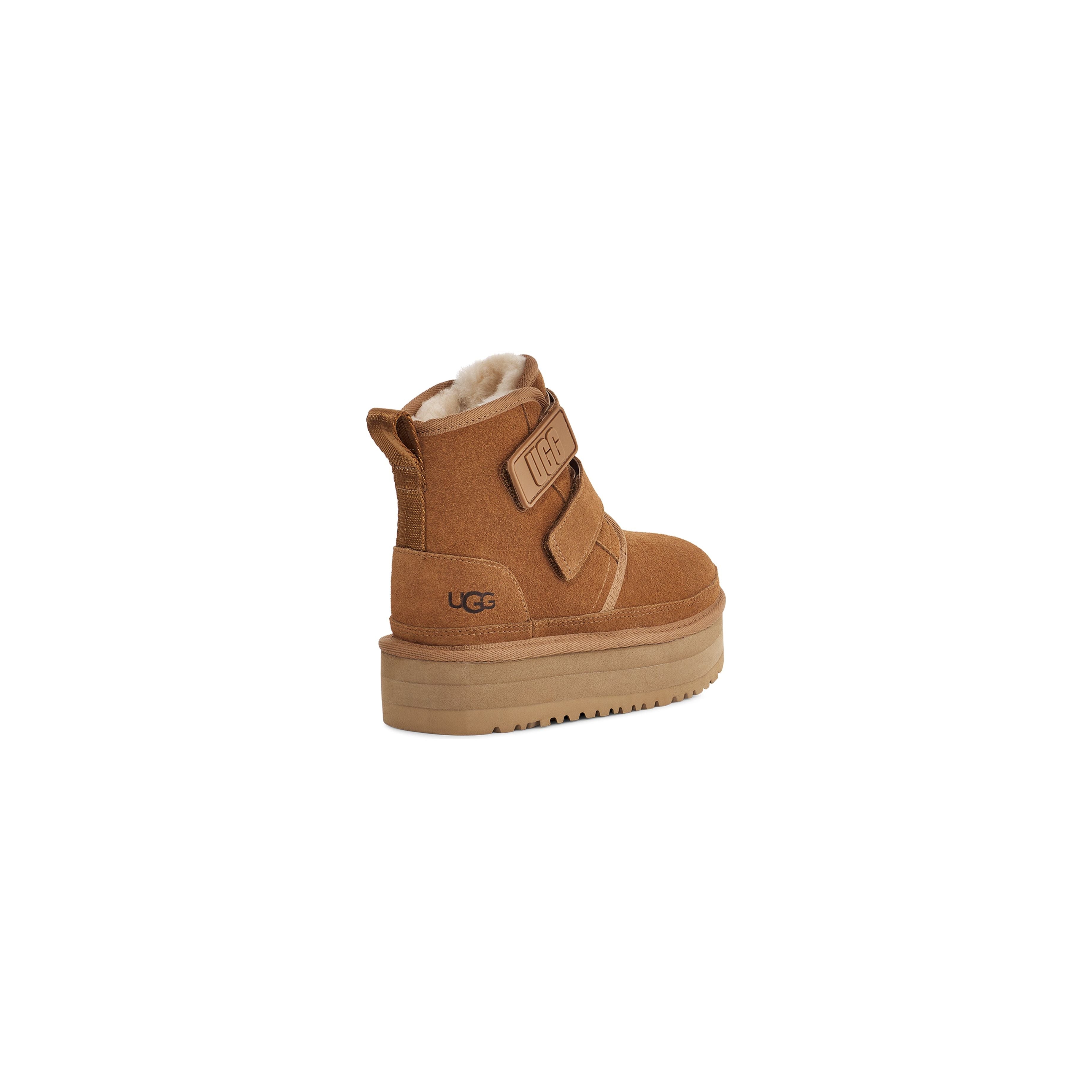 UGG Kid's Neumel Platform Boots in Chestnut - Warm Winter Shoes for Boys & Girls - Perfect for Snow Days & Outdoor Play