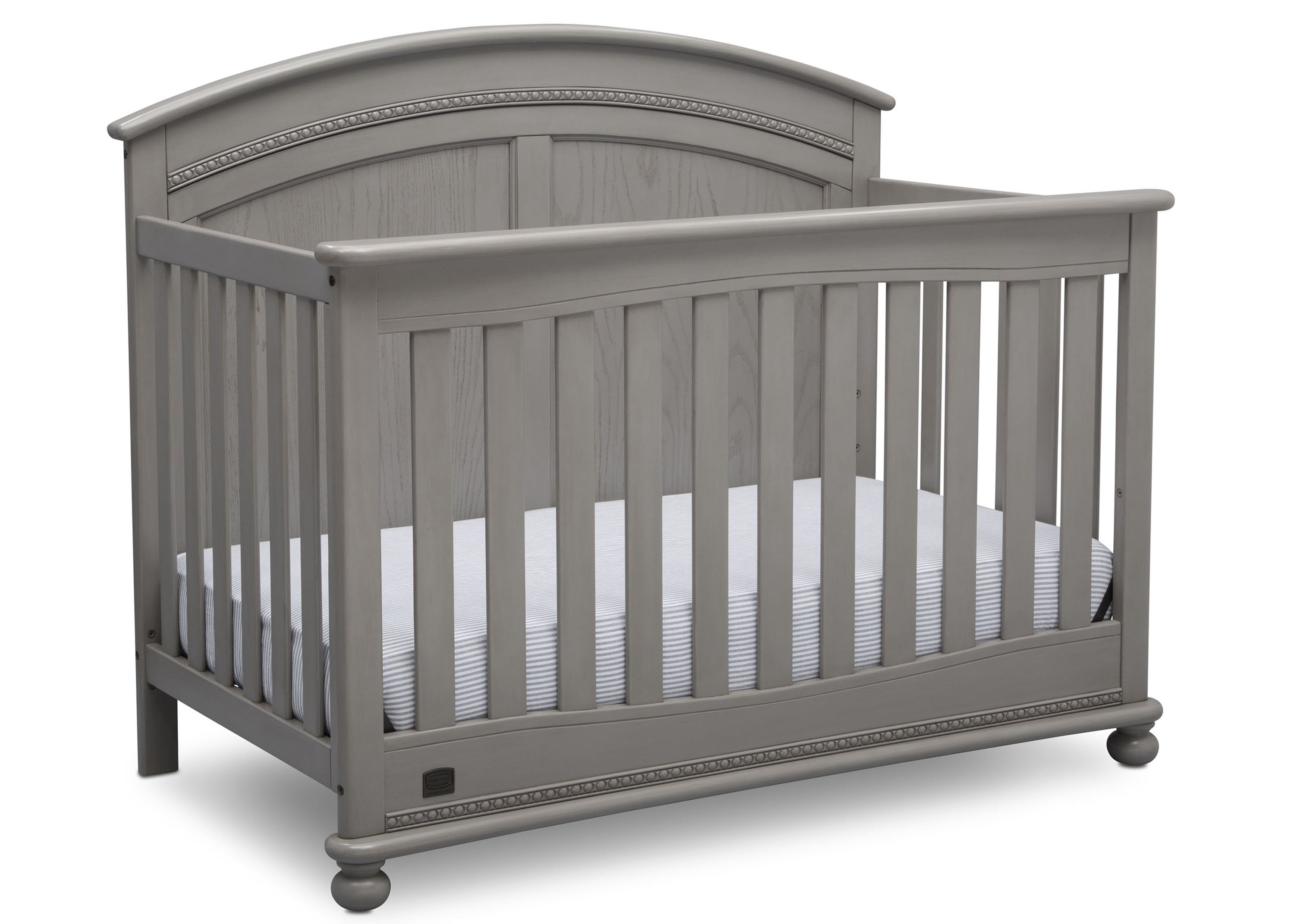 Ainsworth 4-in-1 Convertible Baby Crib - Toddler Bed, Daybed & Full-Size Bed - Safe Nursery Furniture for Newborns & Kids - Perfect for Bedrooms & Daycare Centers
