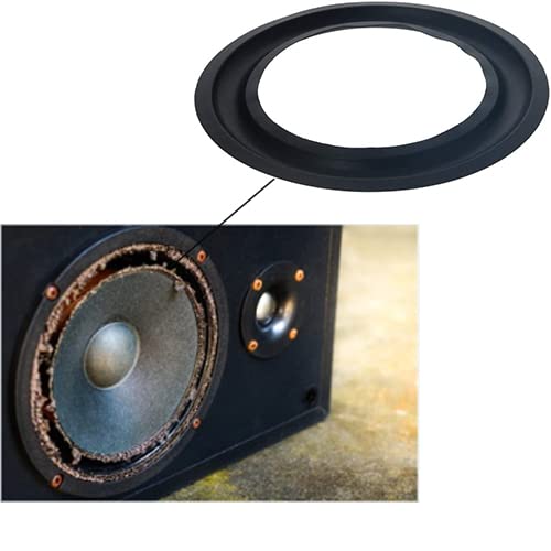 Fielect 4Pcs 7.7inch/195mm Speaker Edge Surround Rings Replacement Kit - High Quality Foam Speaker Repair Parts for DIY Audio Projects - Perfect for Home Theater, Car Audio, and Studio Monitor Speaker Repair