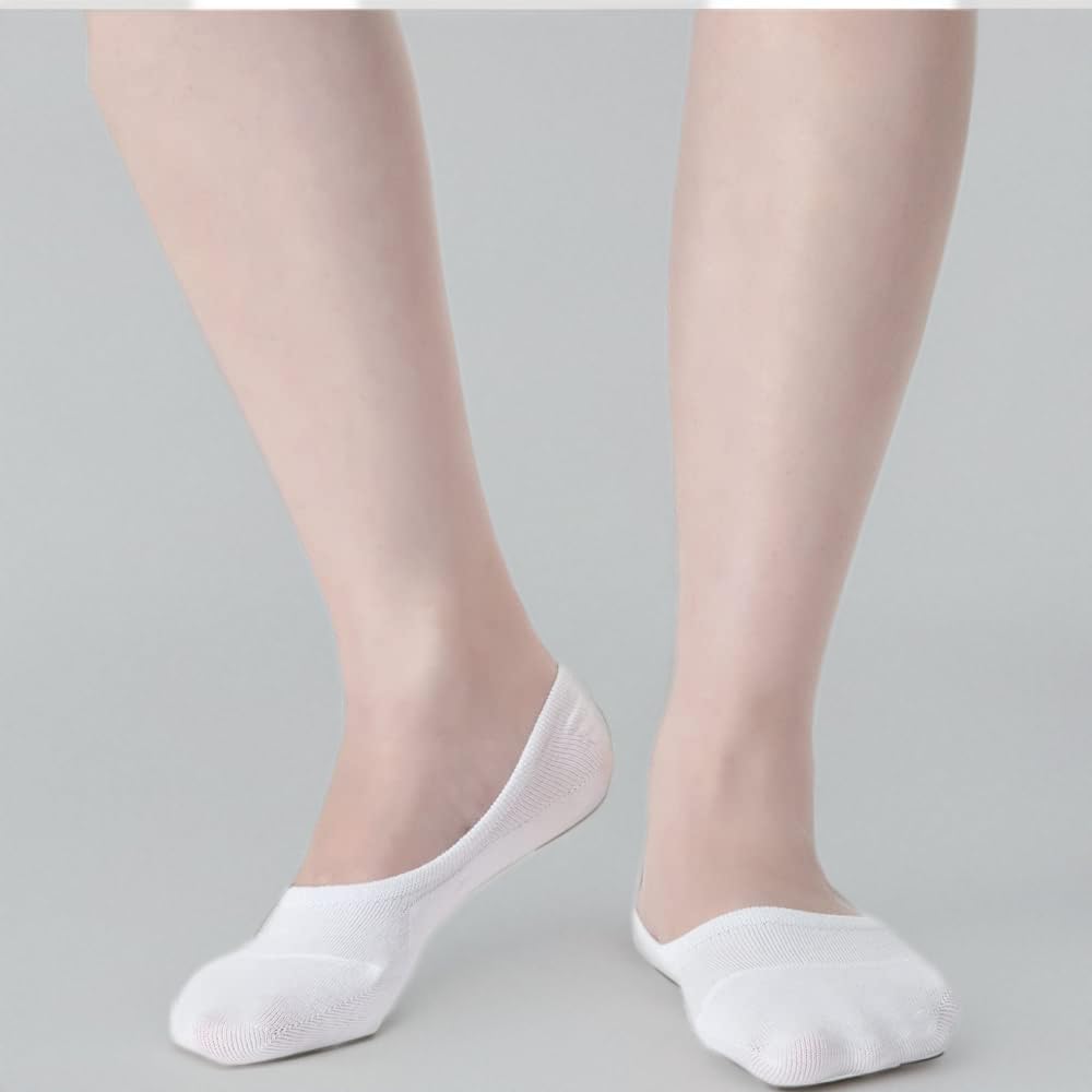 Losa Kute 6 Pairs Women's No Show Socks - Breathable Anti-Slip Invisible Socks for Sneakers & Loafers - Perfect for Workout, Running & Daily Wear