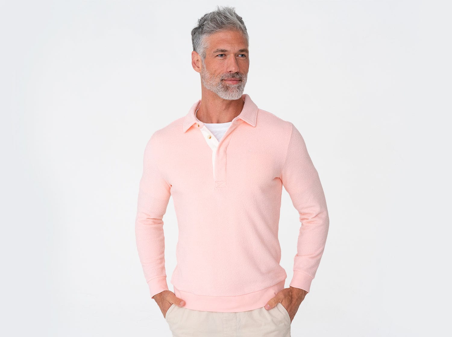 Bellini Terry Fleece Collared Sweatshirt for Women - Soft & Cozy Pullover with Stand Collar - Perfect for Casual Wear, Lounge & Fall Layering