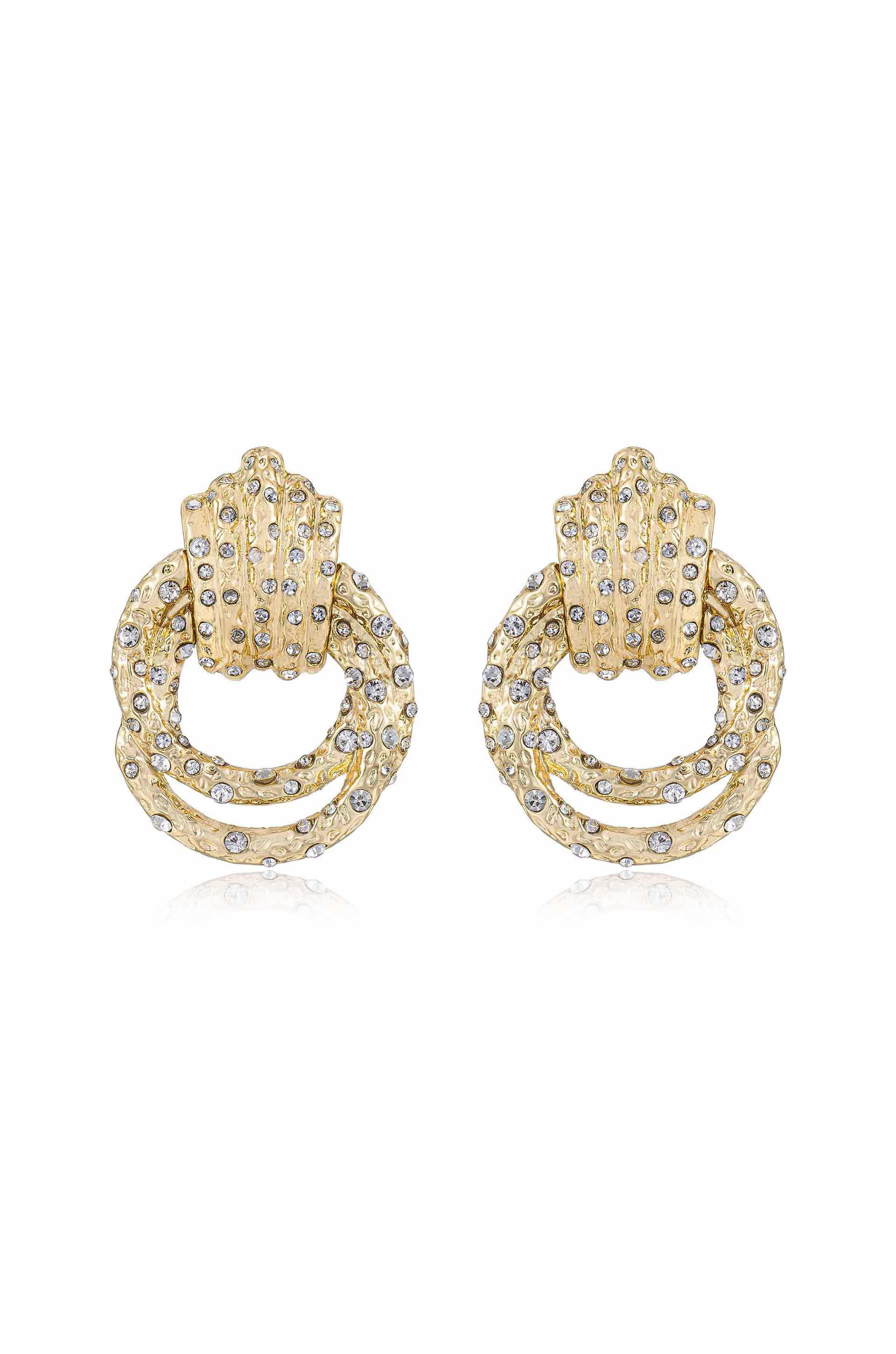 Royalty Crystal Earrings - Elegant Dangle Earrings for Women, Gift for Her, Perfect for Weddings, Parties & Special Occasions