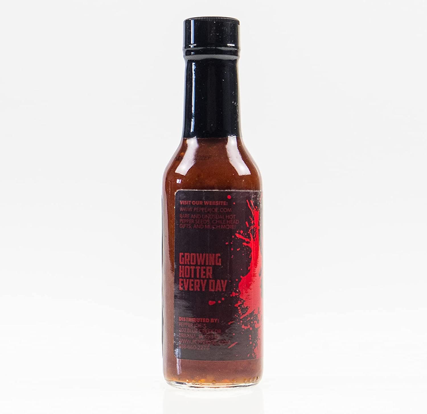 Pepper Joe’s XXX Habanero Hot Sauce - Premium Spicy Sauce with Honey, Peaches & Pineapple - Extra Fiery Habanero Flavor - 5oz (3-Pack) - Perfect for Wings, Tacos, Burgers & BBQ