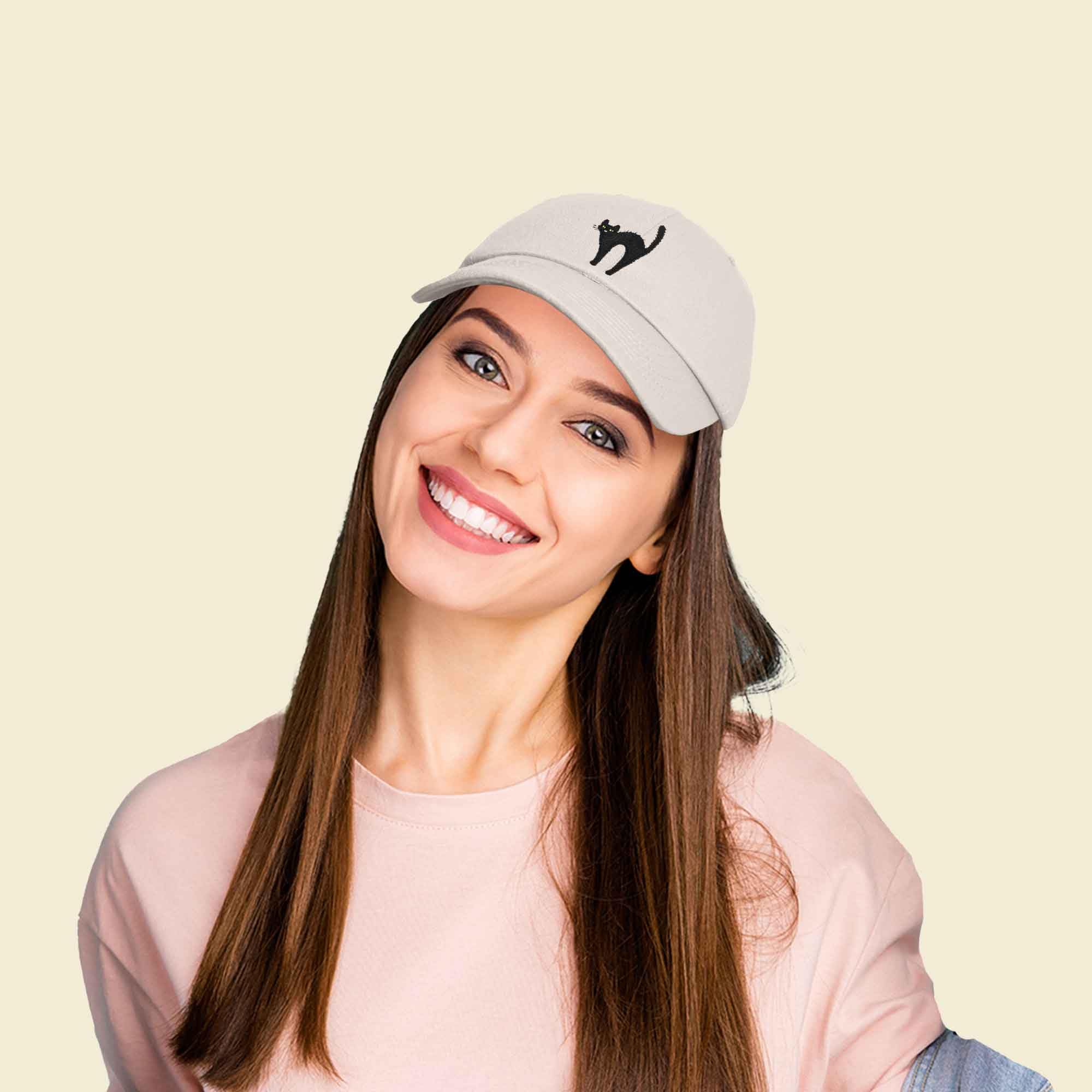 Stylish DALIX Black Cat Baseball Cap for Women - Perfect Halloween Costume Accessory & Casual Fashion Hat for Parties, Cosplay, and Everyday Wear