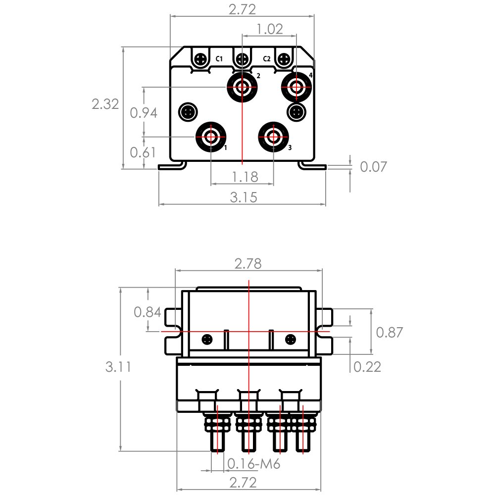 TEMCo 4-Pack 250 Amp DC Winch Motor Reversing Solenoid Relay Switch - 12V Heavy Duty Contactor with 5 Year Warranty - Perfect for Off-Road Vehicles, ATVs, Boats & Industrial Equipment