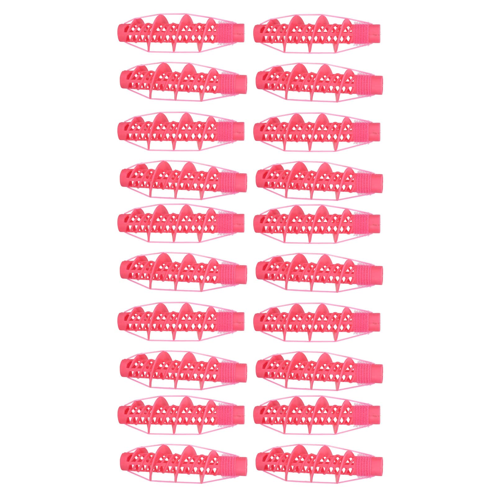 20PCS Reusable Spiral Hair Rollers for Women & Girls - Professional Hair Styling Curling Tool for Beach Waves & Voluminous Curls - Perfect for Home, Salon & Party Hairstyles
