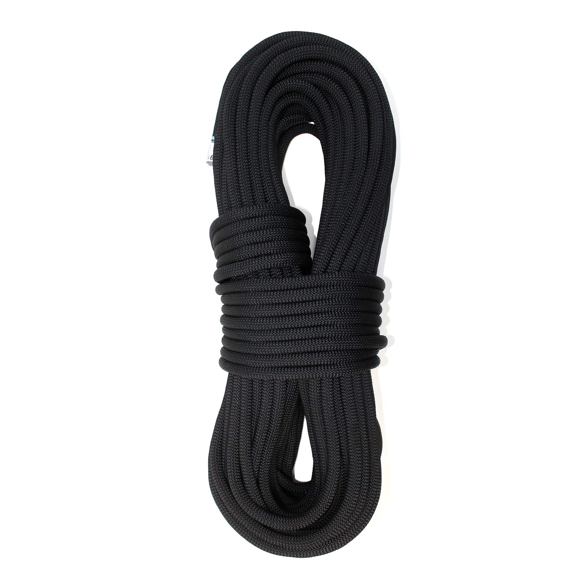PHRIXUS Static Climbing Rope - UIAA Certified Safety Nylon Kernmantle Rope for Outdoor & Indoor Climbing, Rappelling, Survival Gear - Perfect for Rock Climbing, Gym Training, Emergency Rescue and Adventure Sports