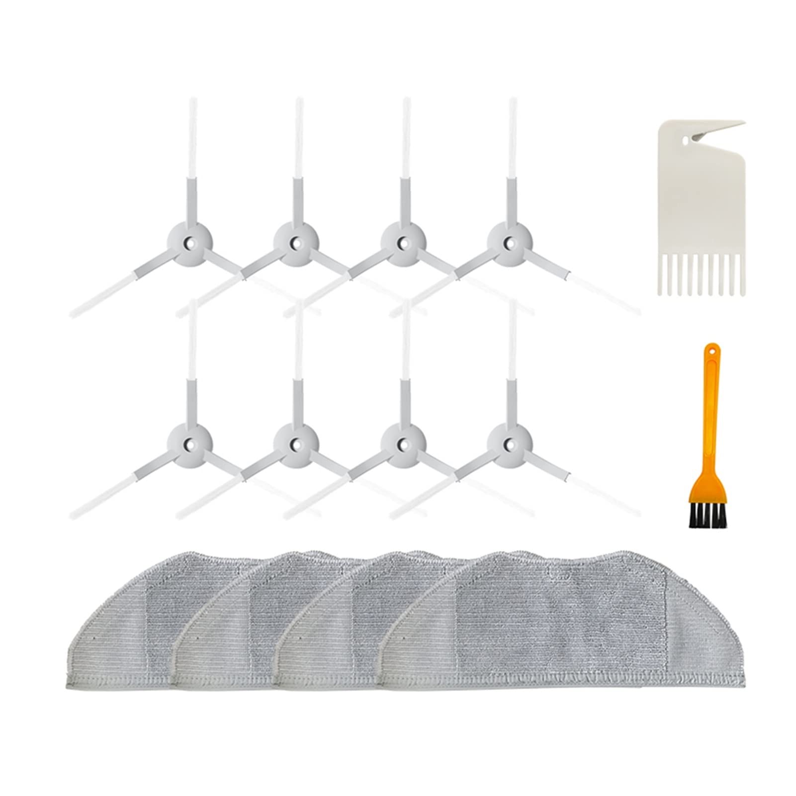 VIGANAN Replacement Side Brush & Mop Accessories for Xiaomi Mijia G1 Robot Vacuum Cleaner - Compatible Spare Parts for Efficient Floor Cleaning | Perfect for Hardwood, Tile & Carpet Maintenance