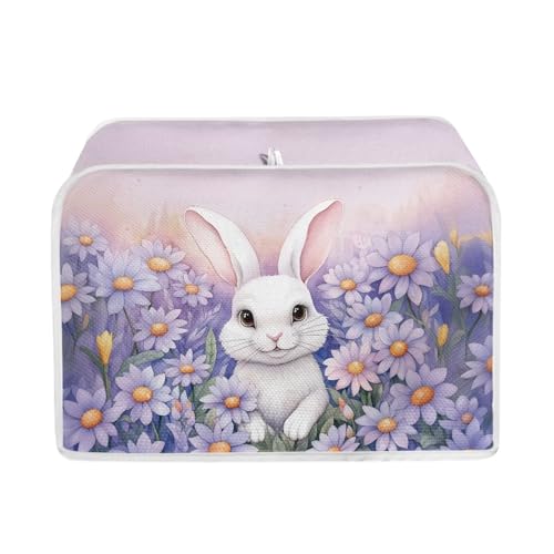 Rabbit Flower - Purple and White
