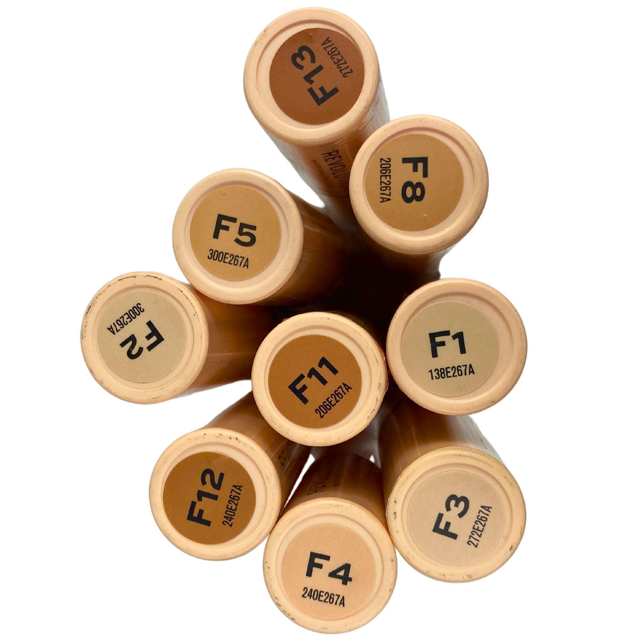 Fast-Drying Stick Foundation Assorted Shades 0.21OZ (50 Pcs) - Oil Control & Full Coverage Makeup for Professional Salon & On-The-Go Touch Ups