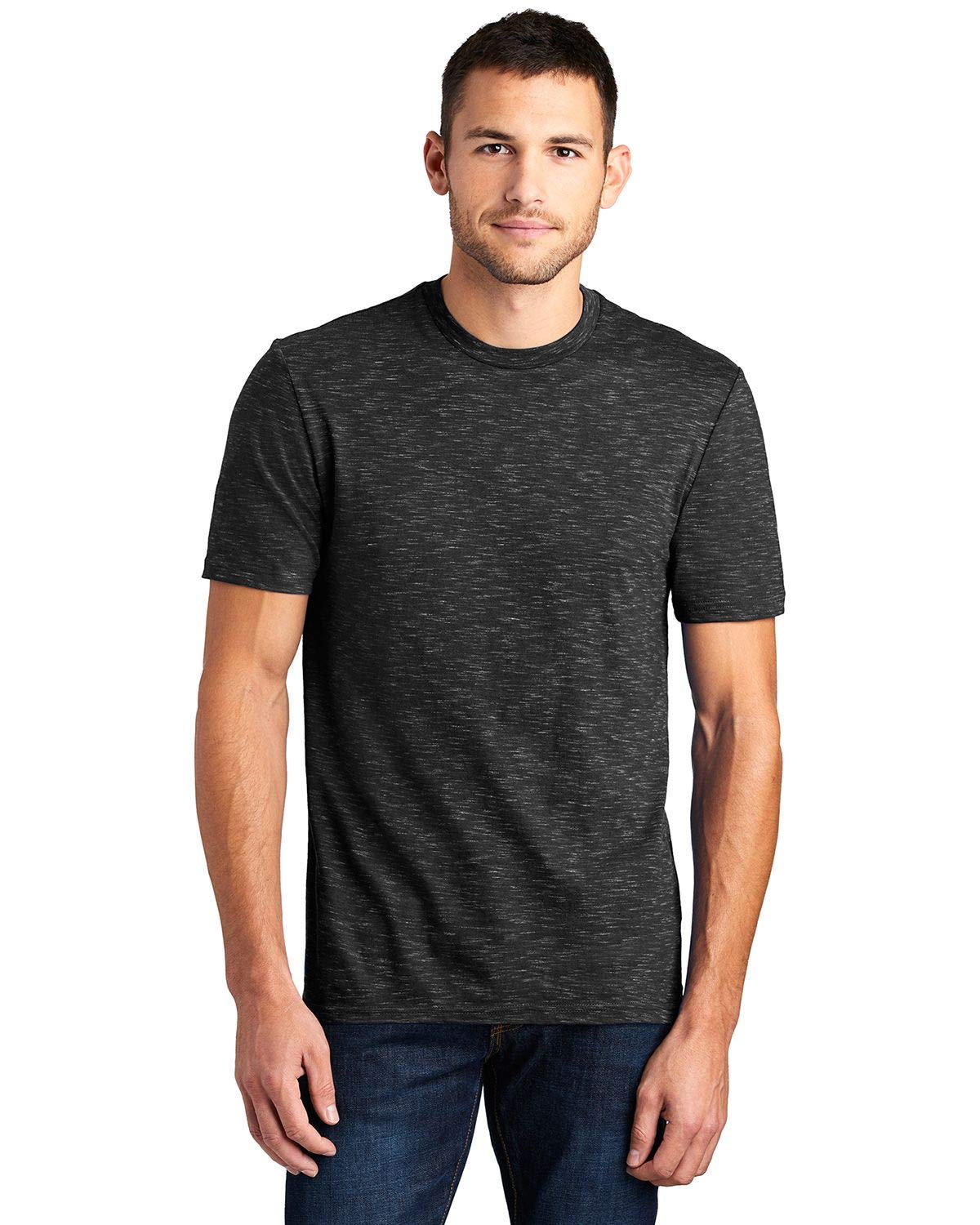 District Men's Medal Tear-Away Label T-Shirts - Comfortable Casual Tees for Gym, Workout & Everyday Wear