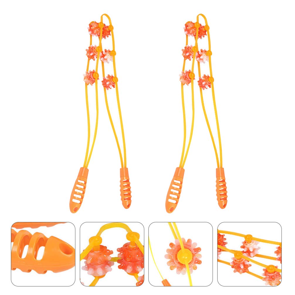 MILISTEN Leg Roller Stick 2 Pack - PP Massage Roller for Back, Legs & Body Pain Relief - Perfect for Home, Office & Gym Use